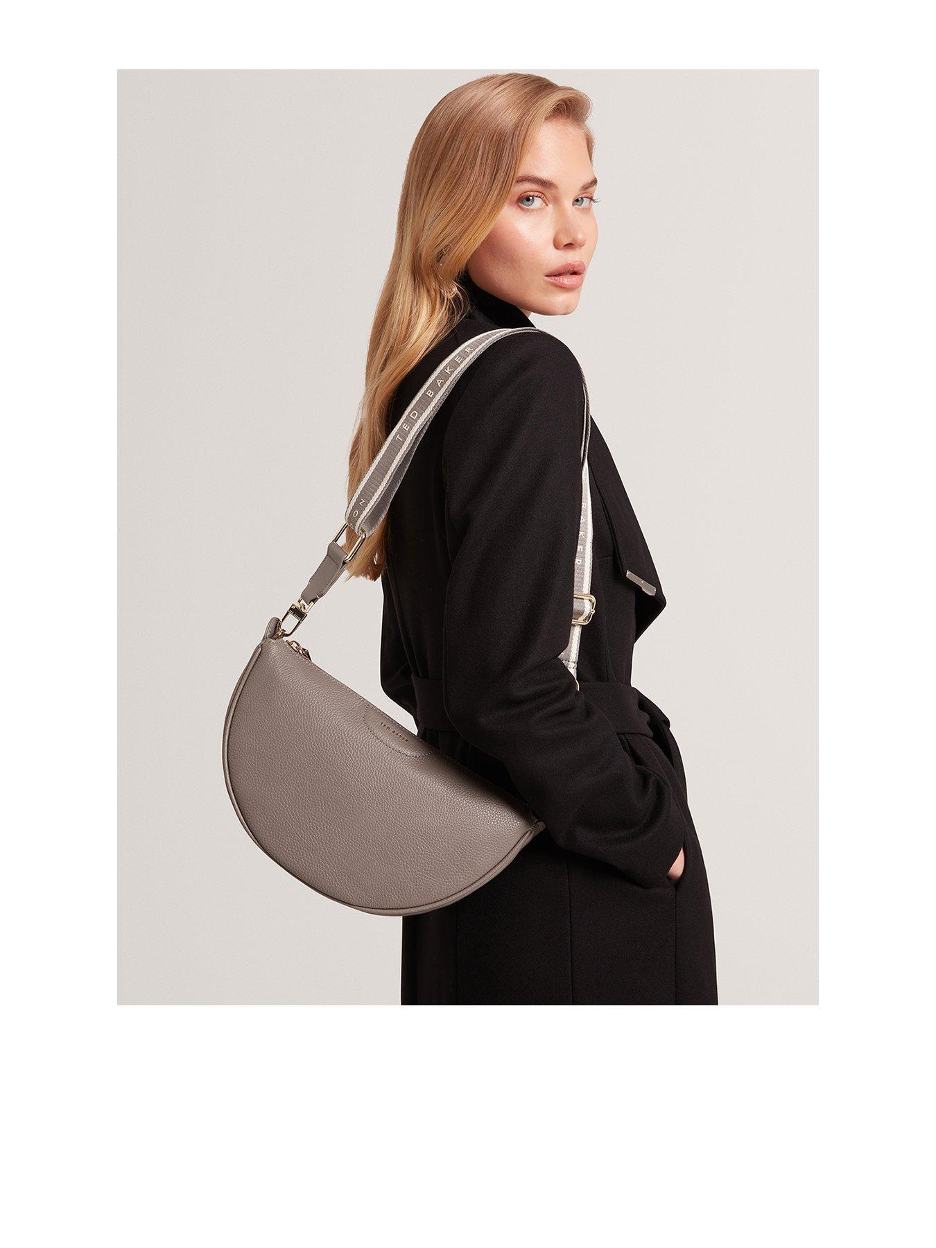 Ted Baker Webbing Leather Half Moon Cros