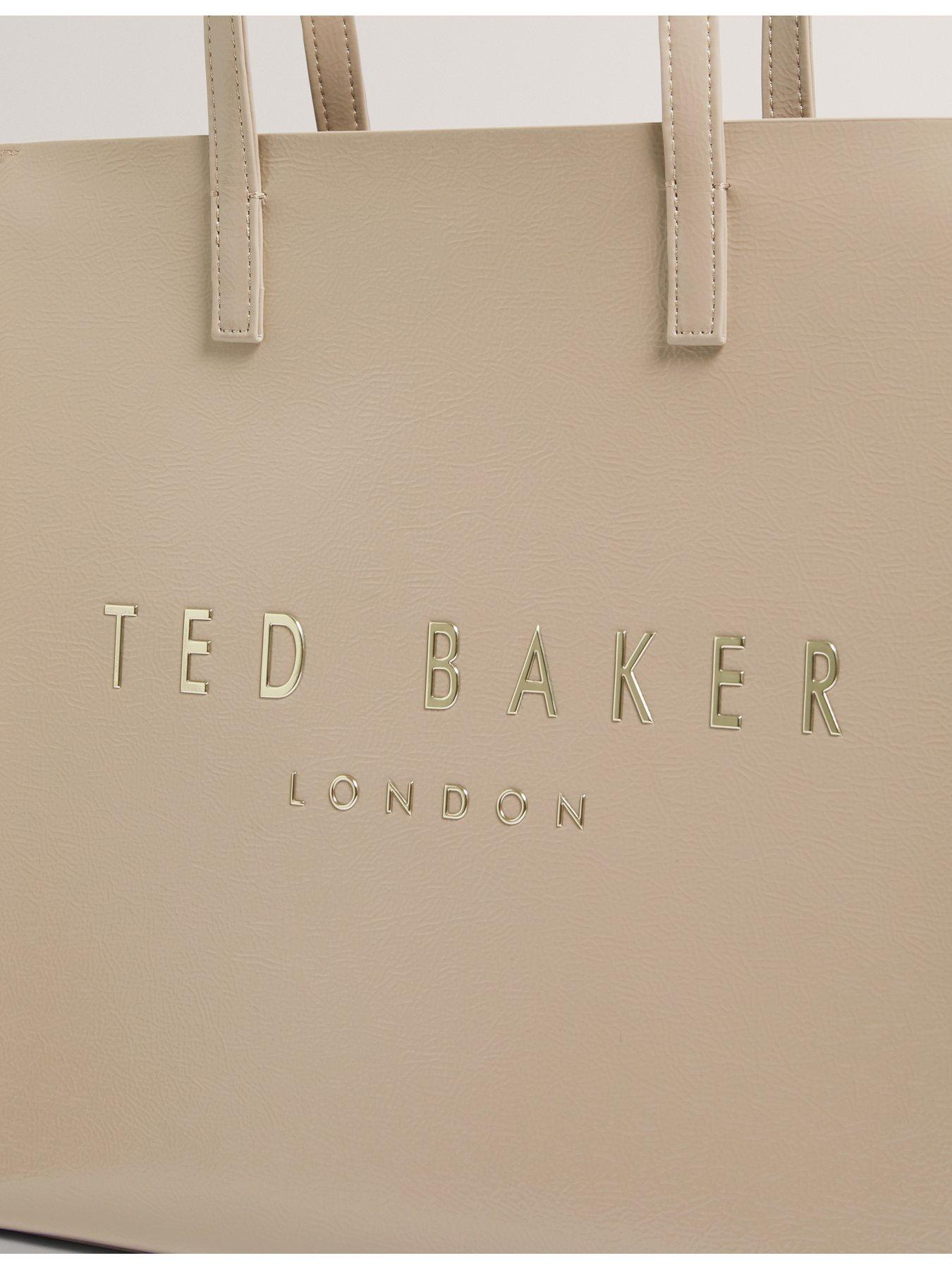 Image 3 of 5 of Ted Baker Crinkle Large Icon Bag - Cream