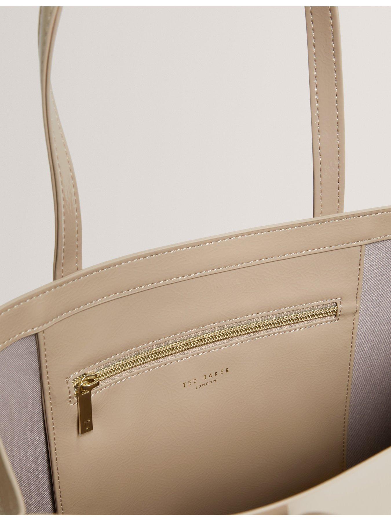 Image 5 of 5 of Ted Baker Crinkle Large Icon Bag - Cream