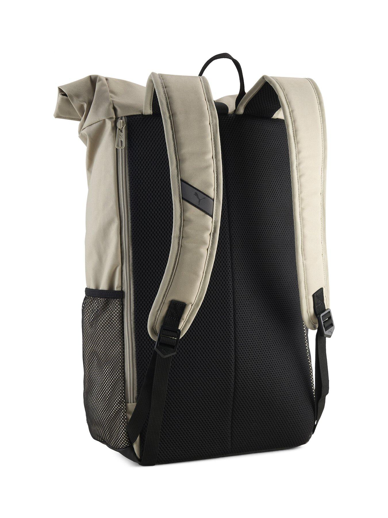  image of puma-mens-tech-roll-top-backpack-grey