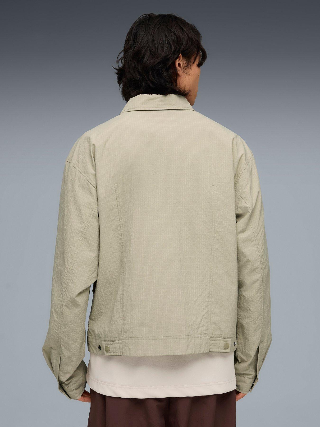  image of puma-mens-wardrobe-essential-chore-jacket-pebble-gray