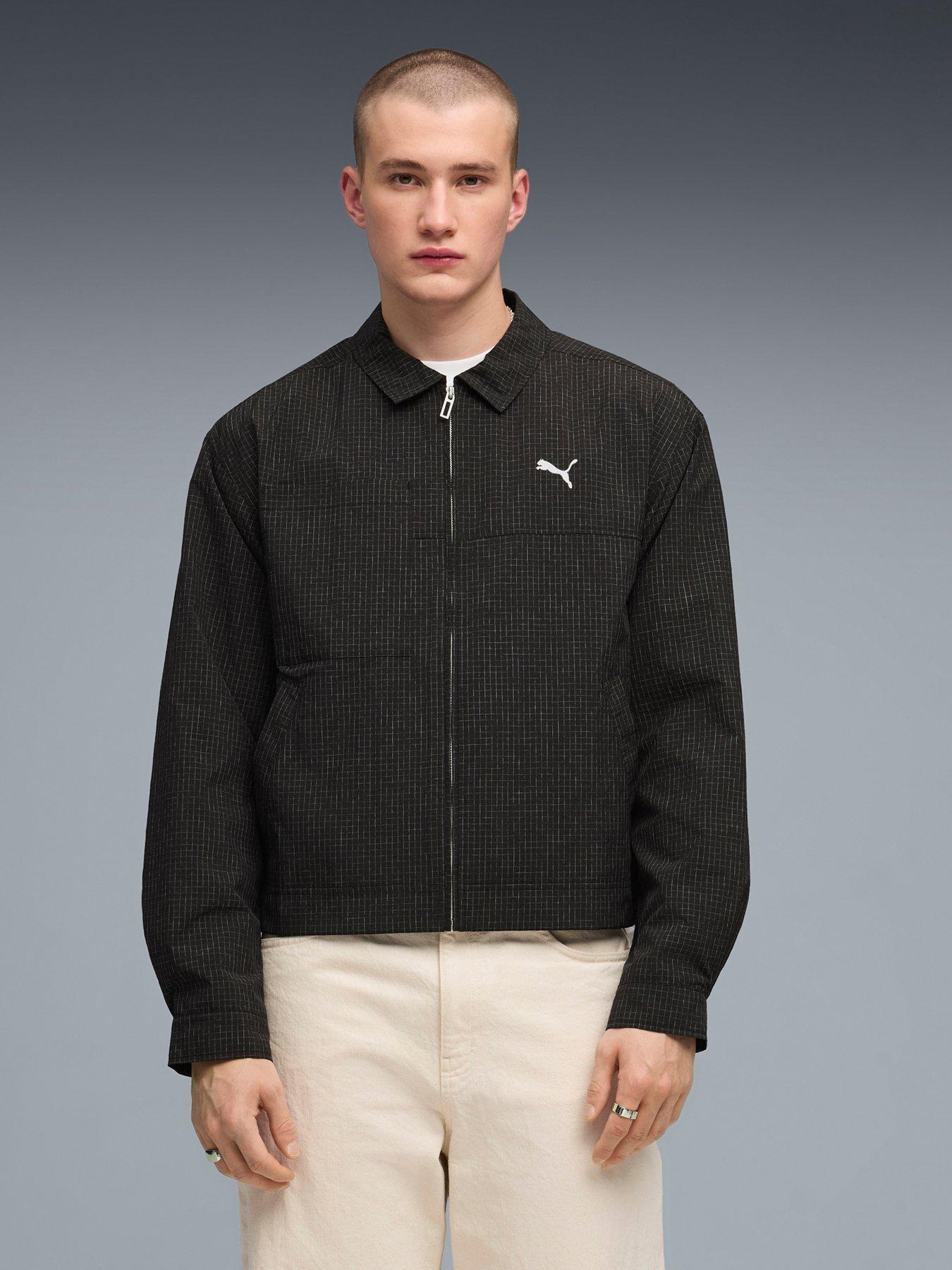 Image 1 of 6 of Puma Mens Wardrobe Essential Chore Jacket - Black