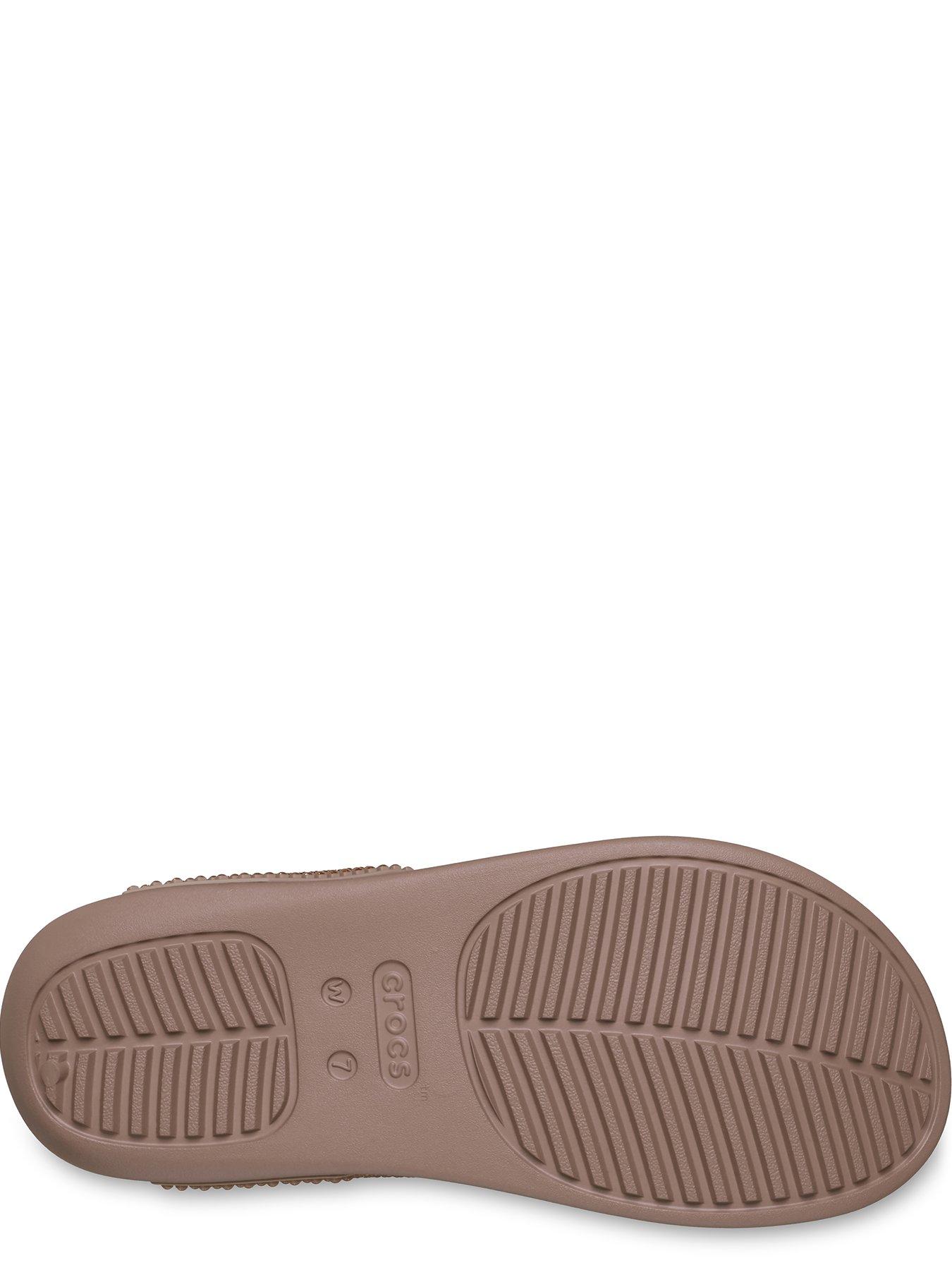 Image 5 of 6 of Crocs Getaway Triangle Gems Sandal - Beige