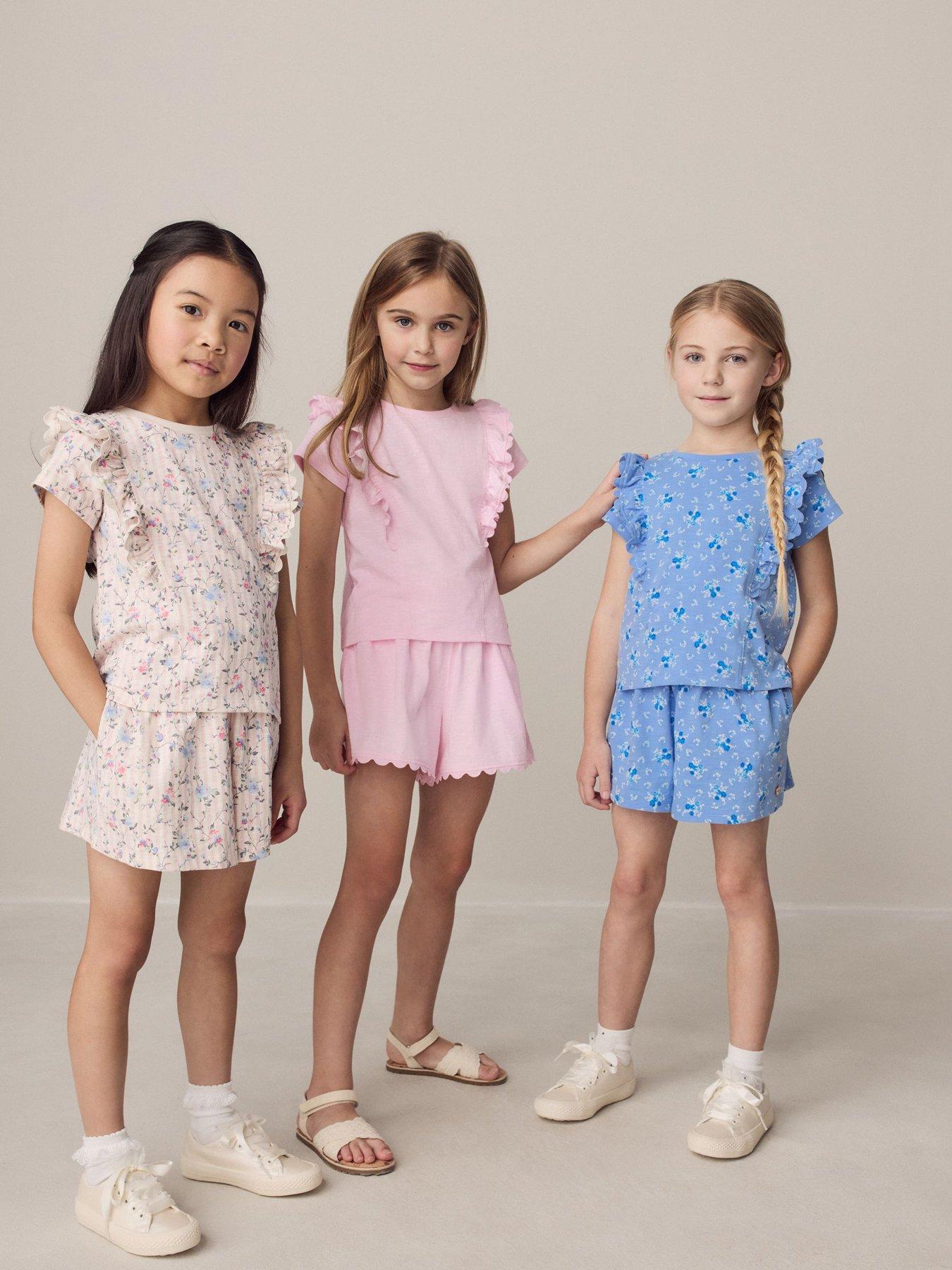 Laura Ashley Younger Girls 3 Pack T-Shirts - Multi