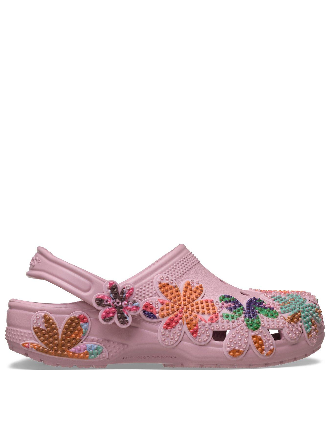 Crocs Classic Summer Beaded Clog-Mauve - Purple