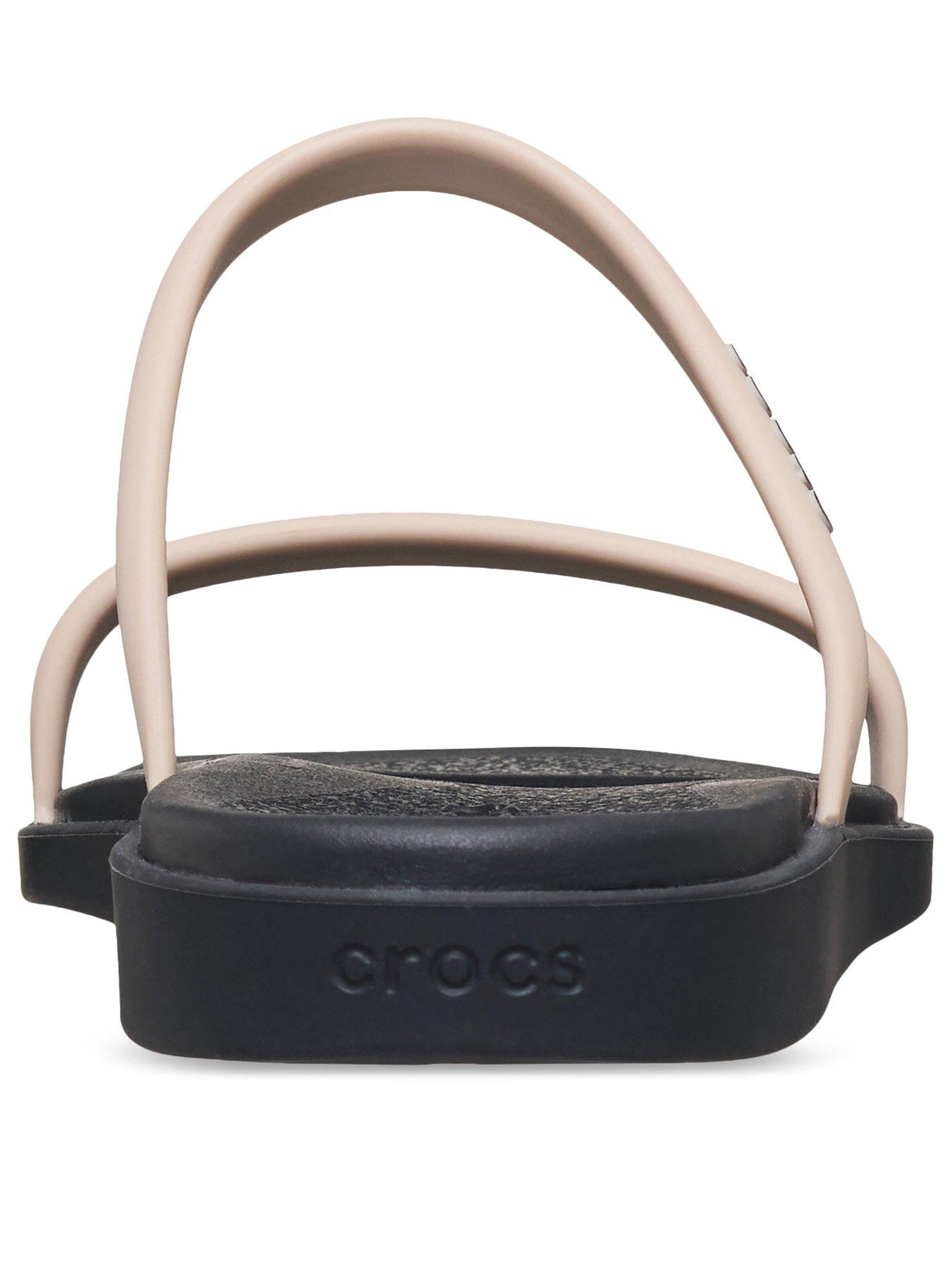 Image 3 of 6 of Crocs Miami Two Tone Two Strap Sandal- Dulce/Black