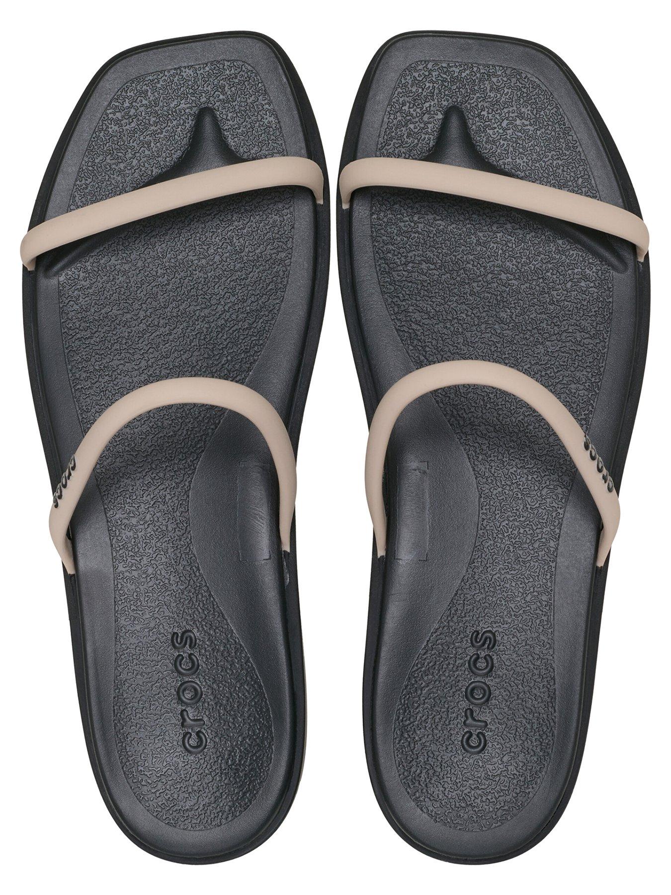 Image 4 of 6 of Crocs Miami Two Tone Two Strap Sandal- Dulce/Black
