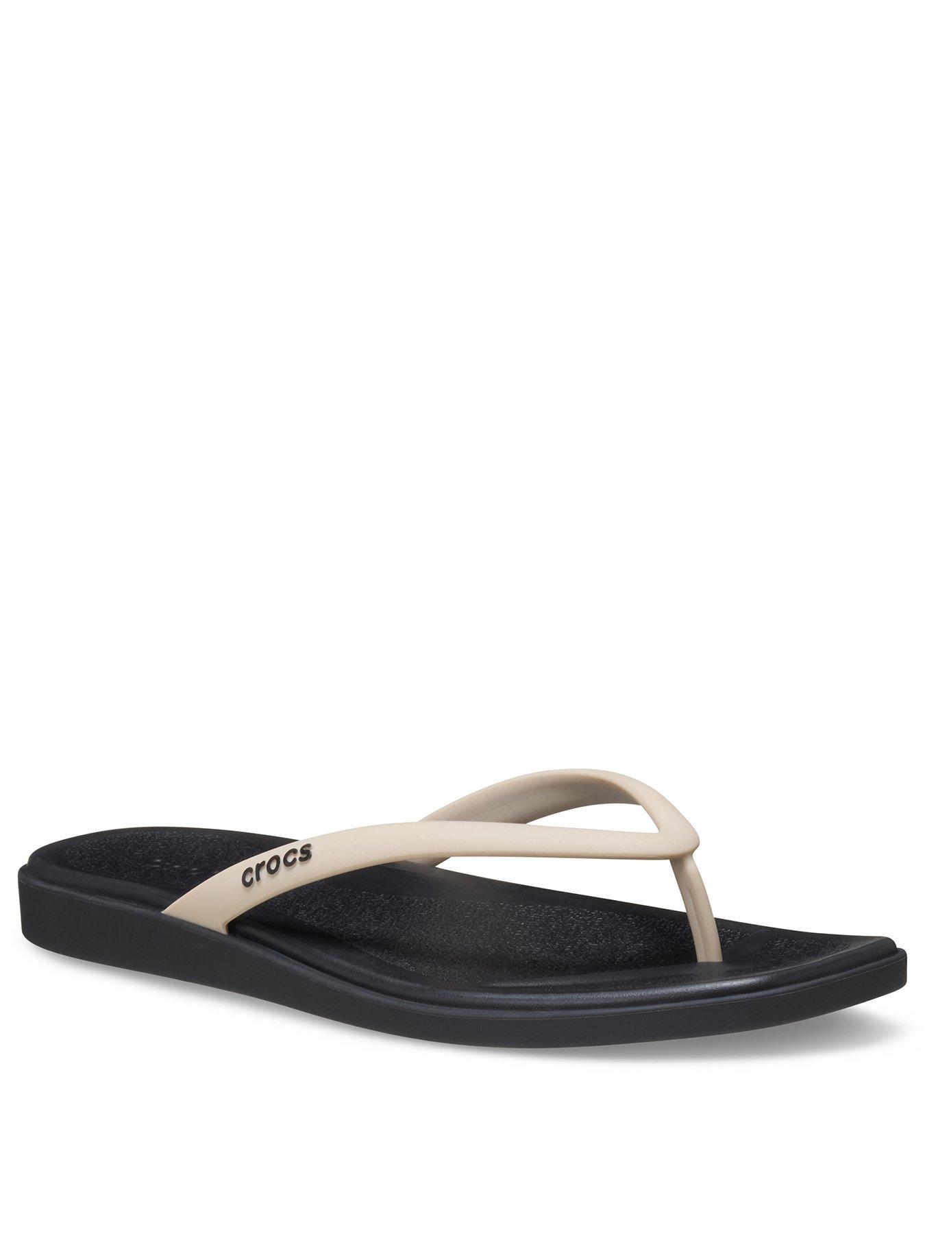Image 2 of 6 of Crocs Miami Two Tone Flip Flop - Black