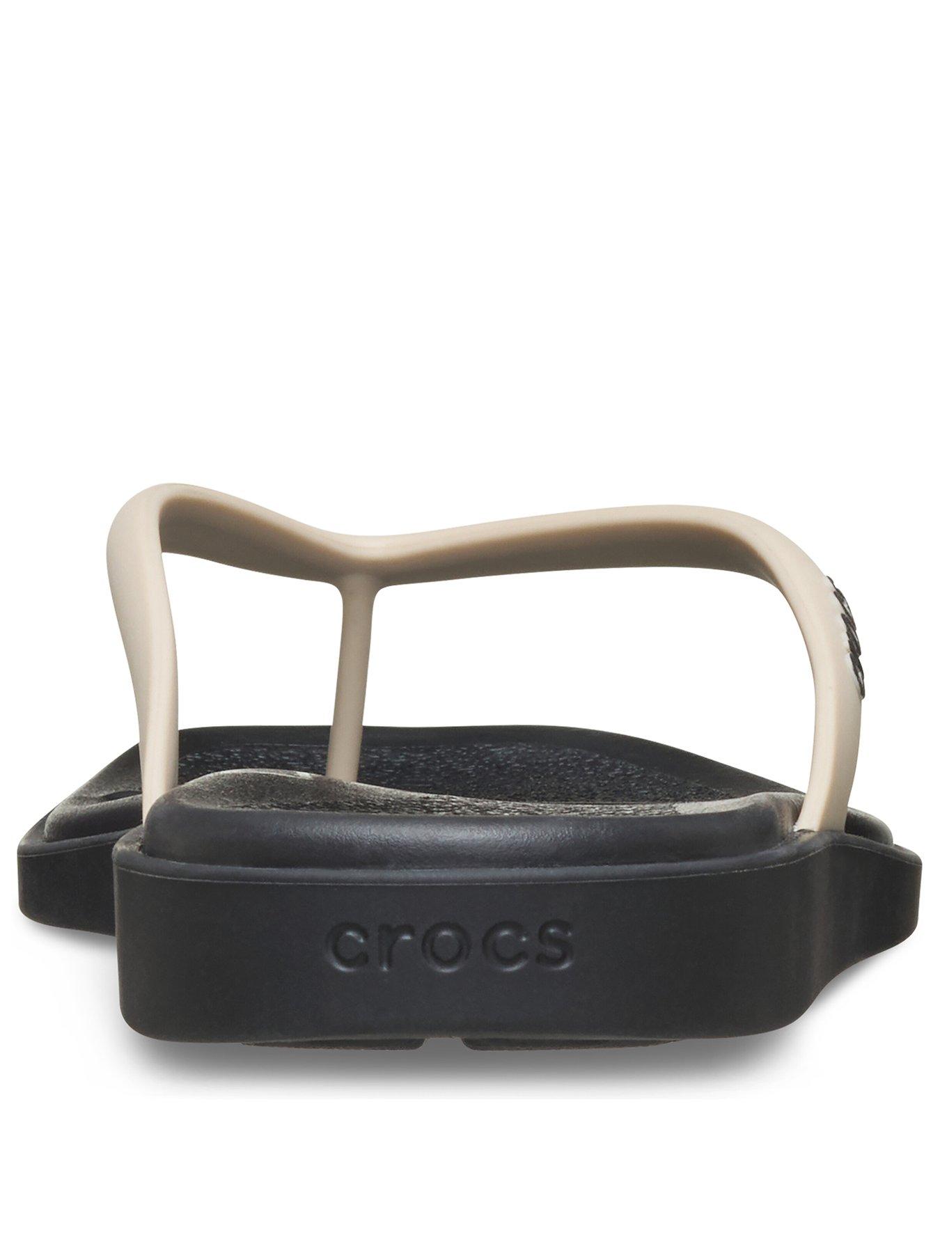 Image 3 of 6 of Crocs Miami Two Tone Flip Flop - Black