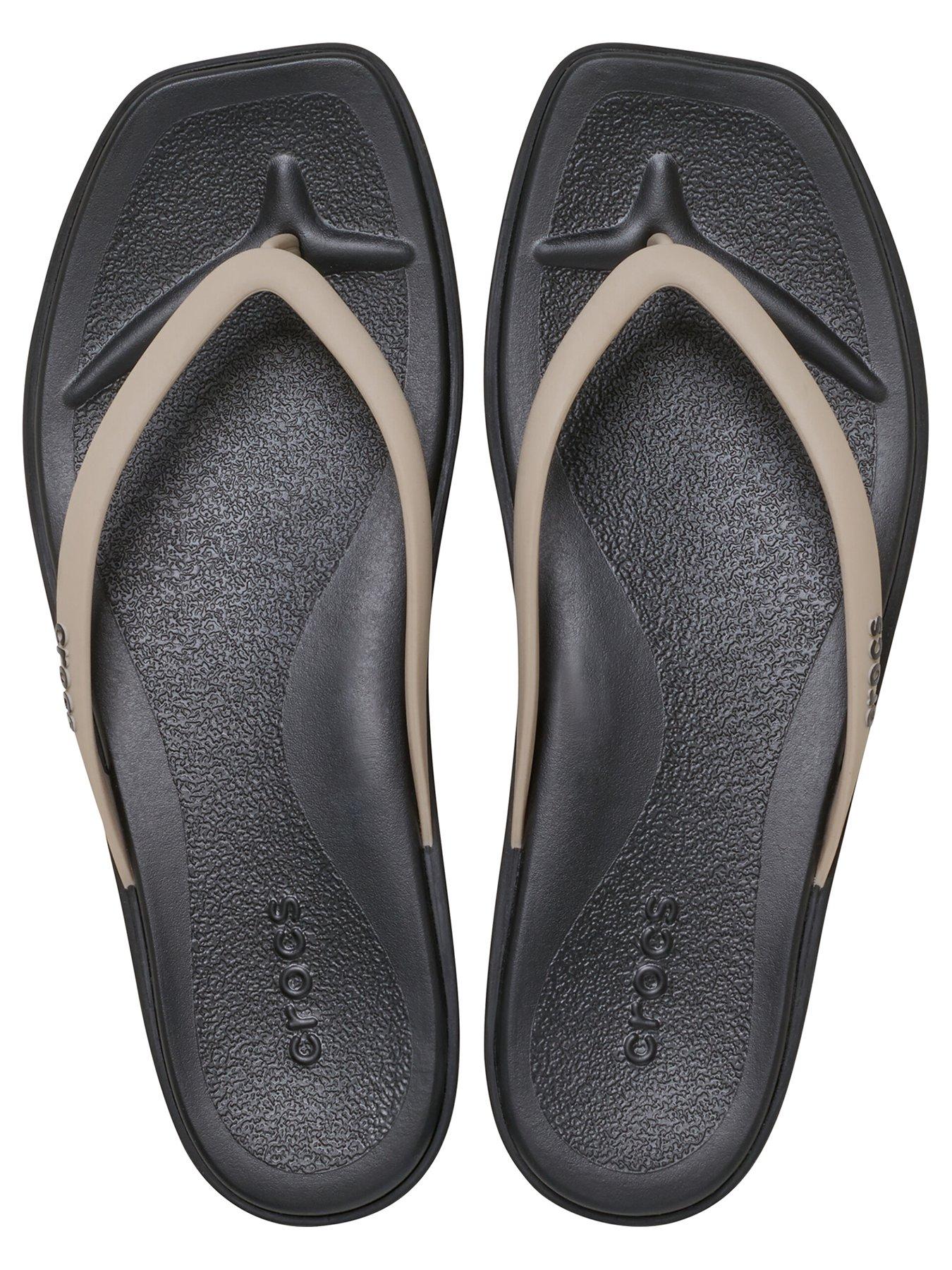Image 4 of 6 of Crocs Miami Two Tone Flip Flop - Black