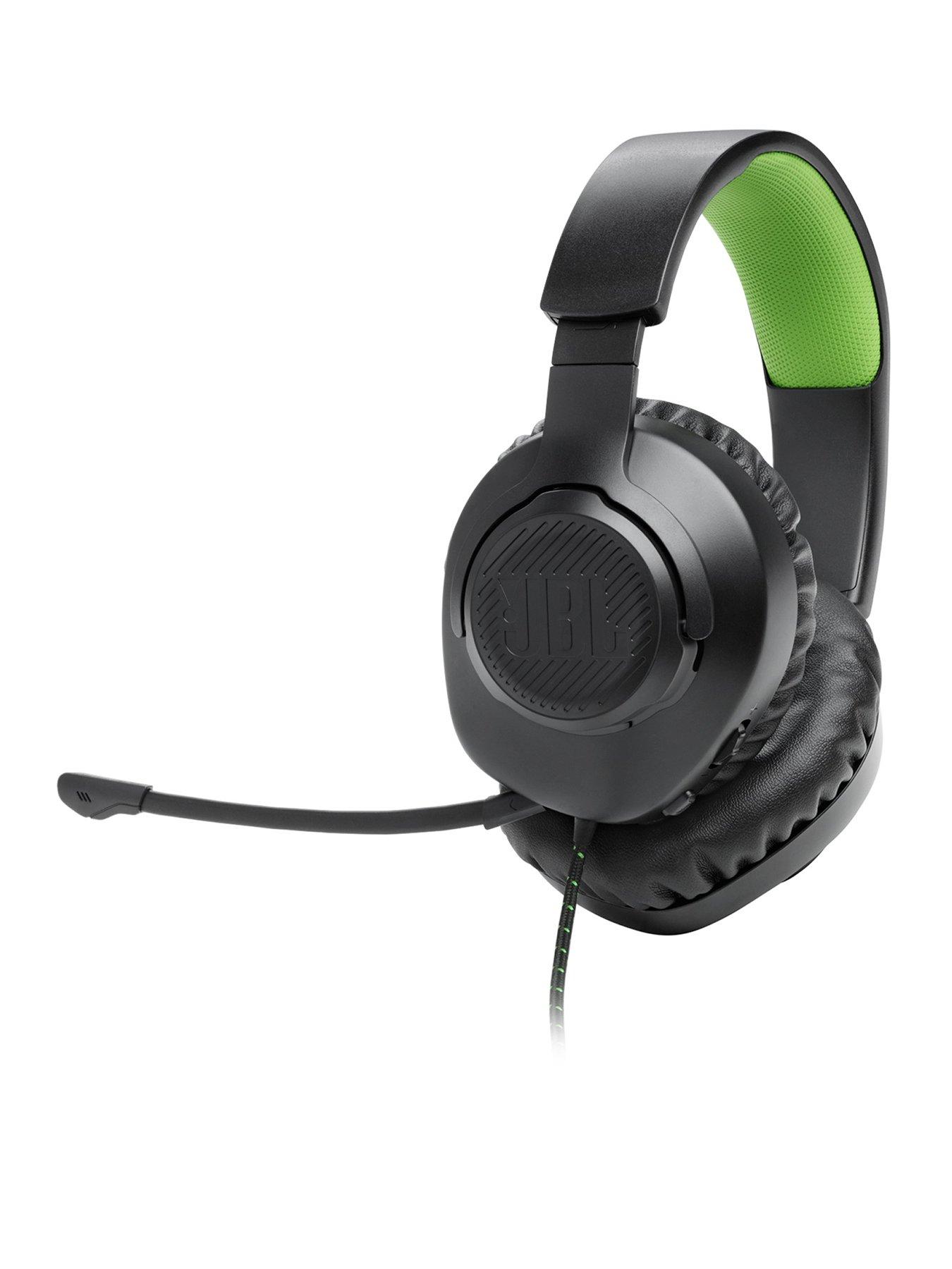 Image 1 of 7 of JBL Quantum 100X Gaming Headset - Black/Green
