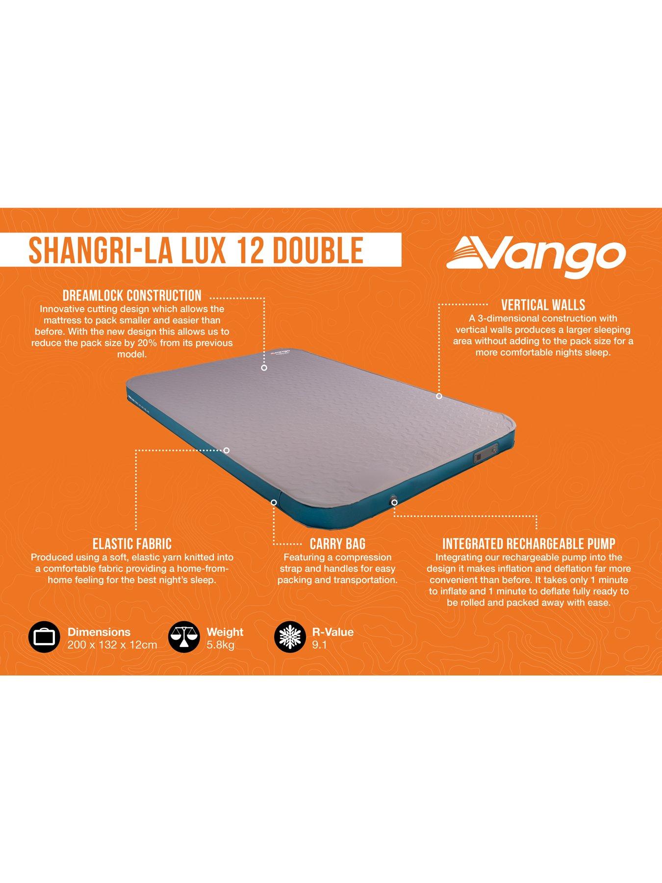 Image 2 of 2 of Vango Shangri-La Lux 12 Double Sleeping Mat (WITH INTEGRATED PUMP) - Midnight Teal
