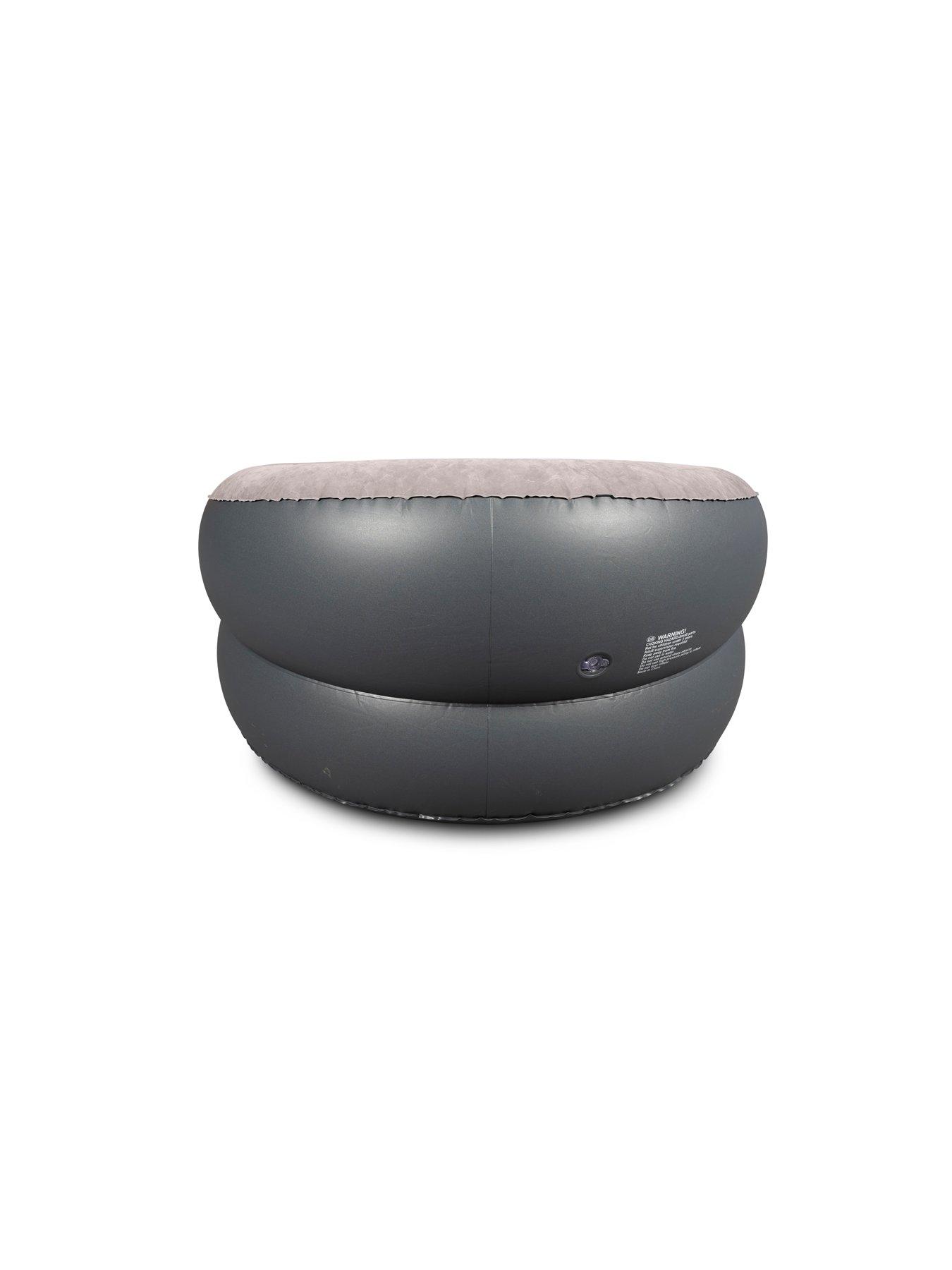  image of vango-inflatable-donut-chair-dark-grey