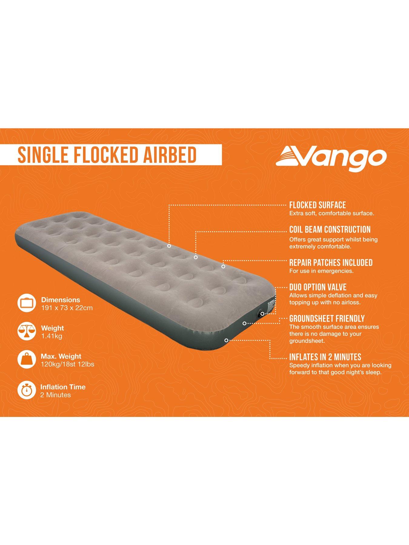 Image 2 of 4 of Vango Single Flocked Airbed