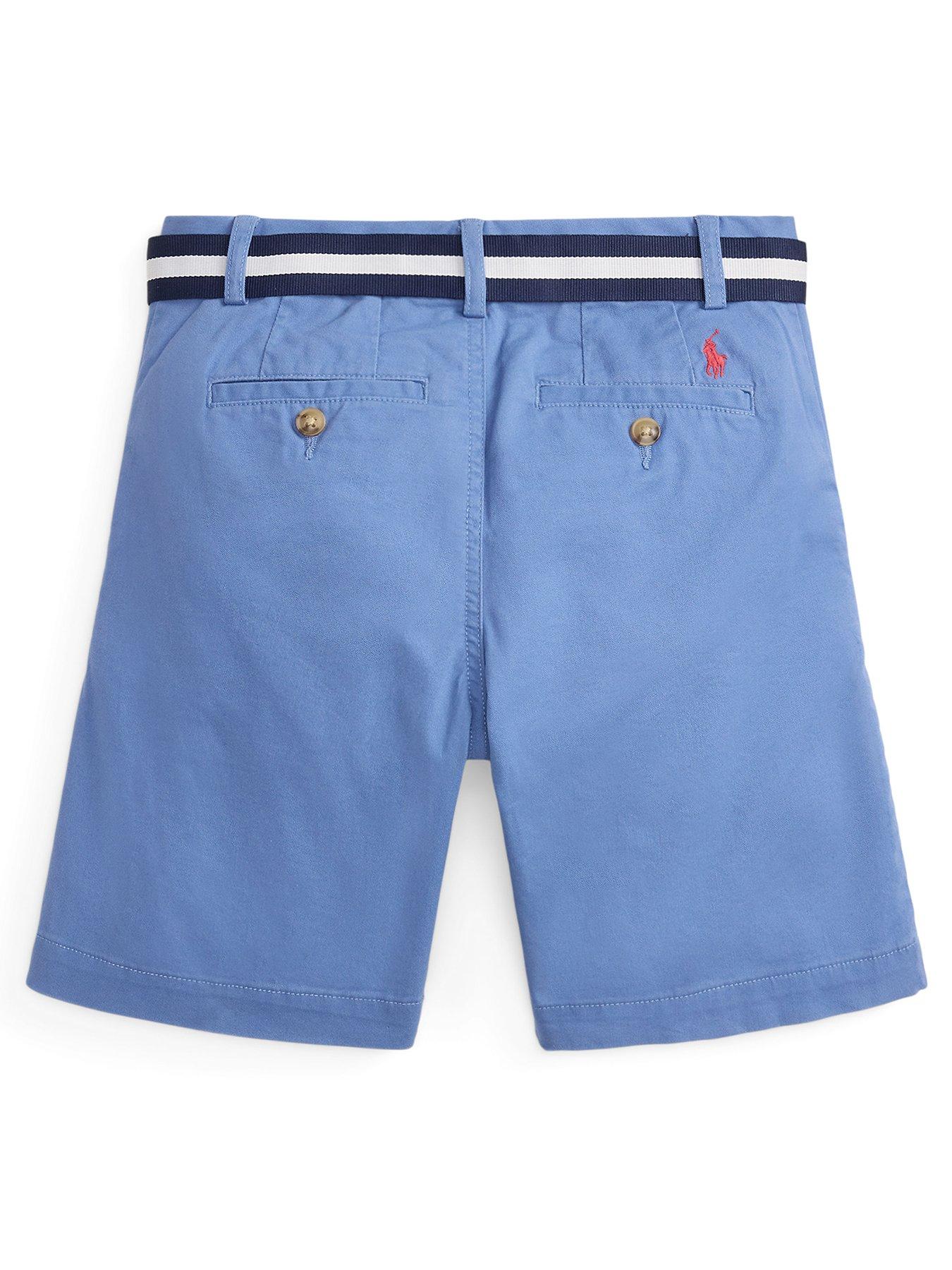 Image 2 of 4 of Polo Ralph Lauren Boys Flat Front Shorts - Blue