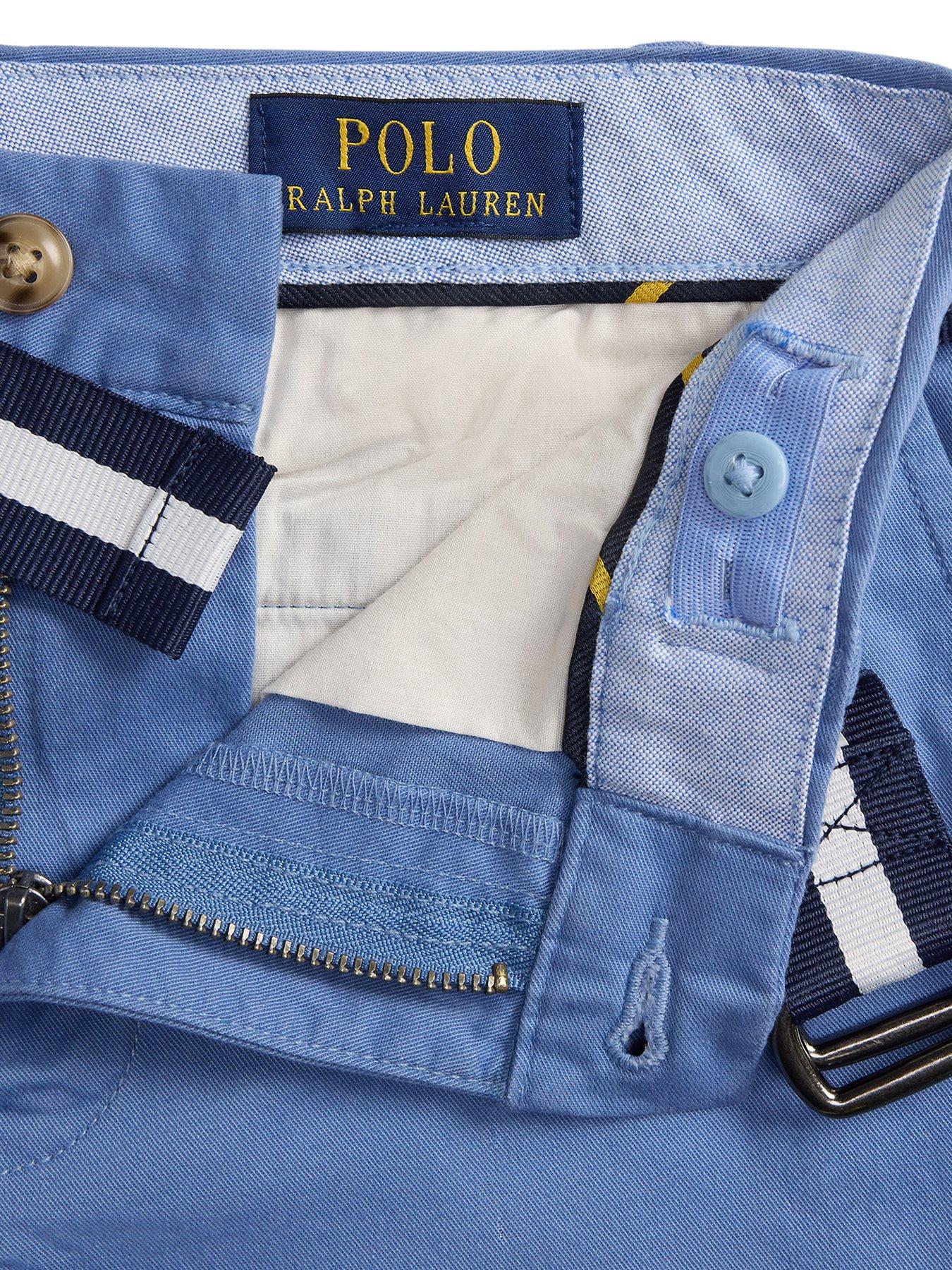 Image 3 of 4 of Polo Ralph Lauren Boys Flat Front Shorts - Blue