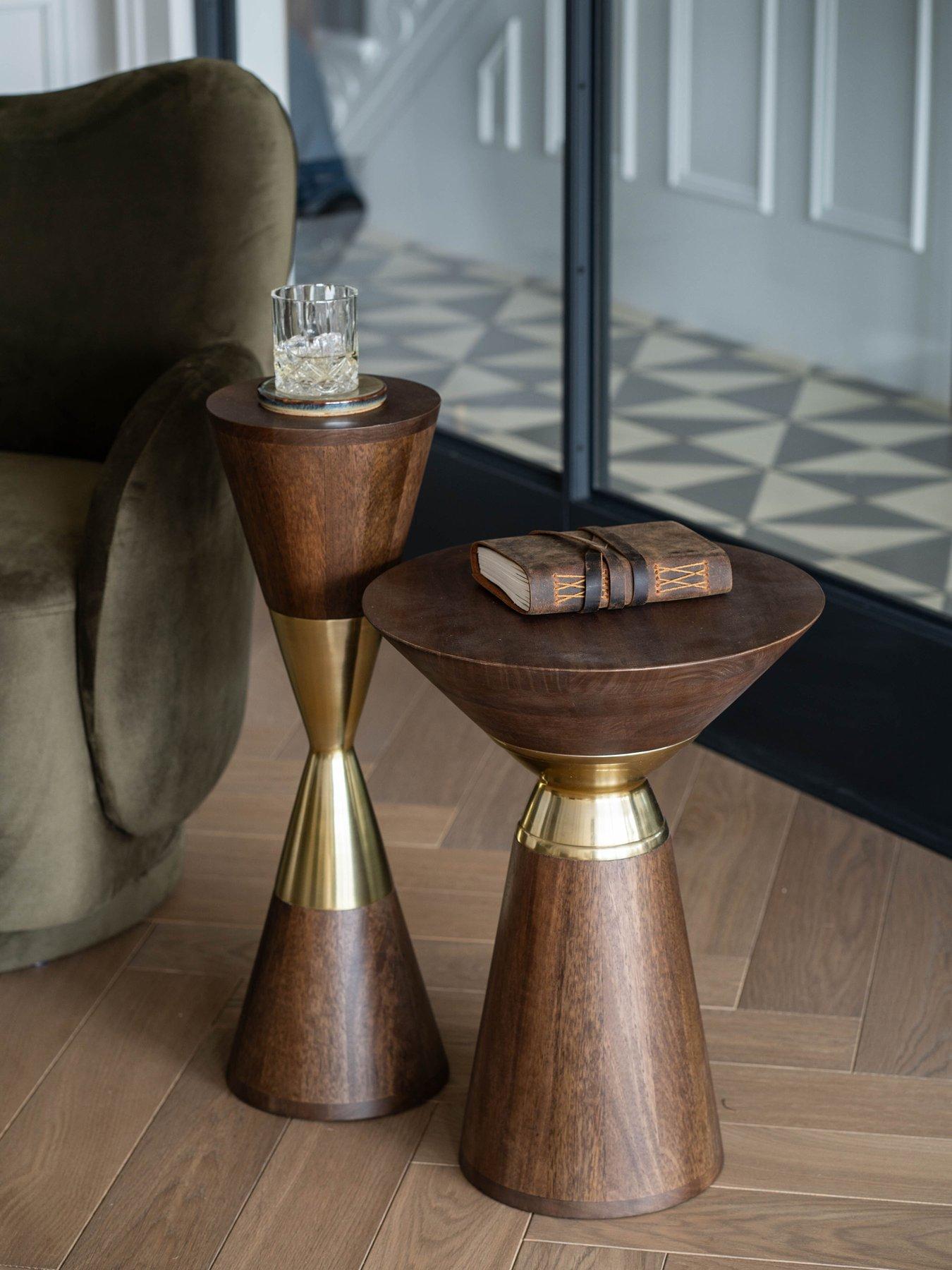 Libra Interiors Amalfi Wooden Side Table