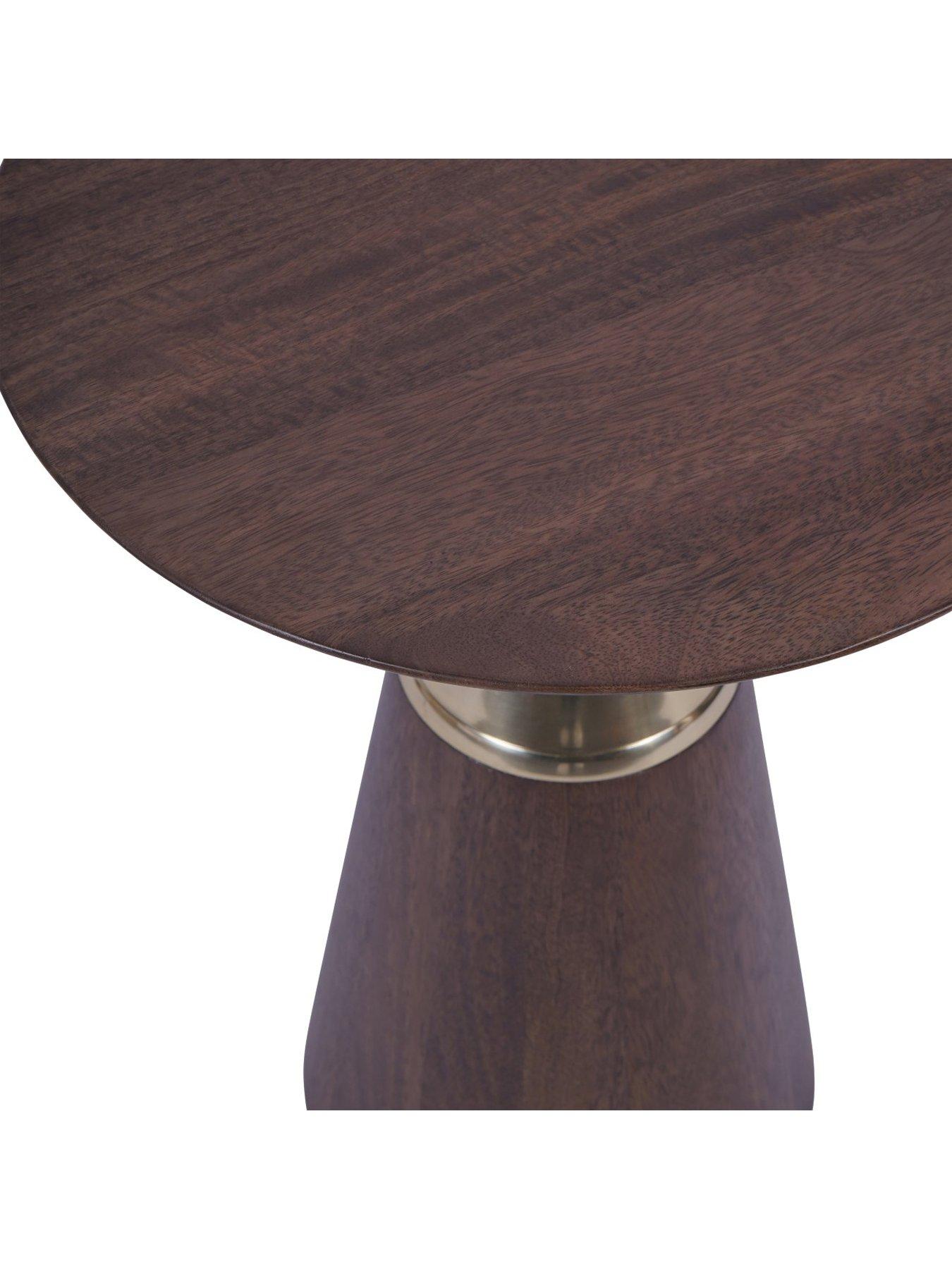Image 4 of 5 of Libra Interiors Amalfi Wooden Side Table