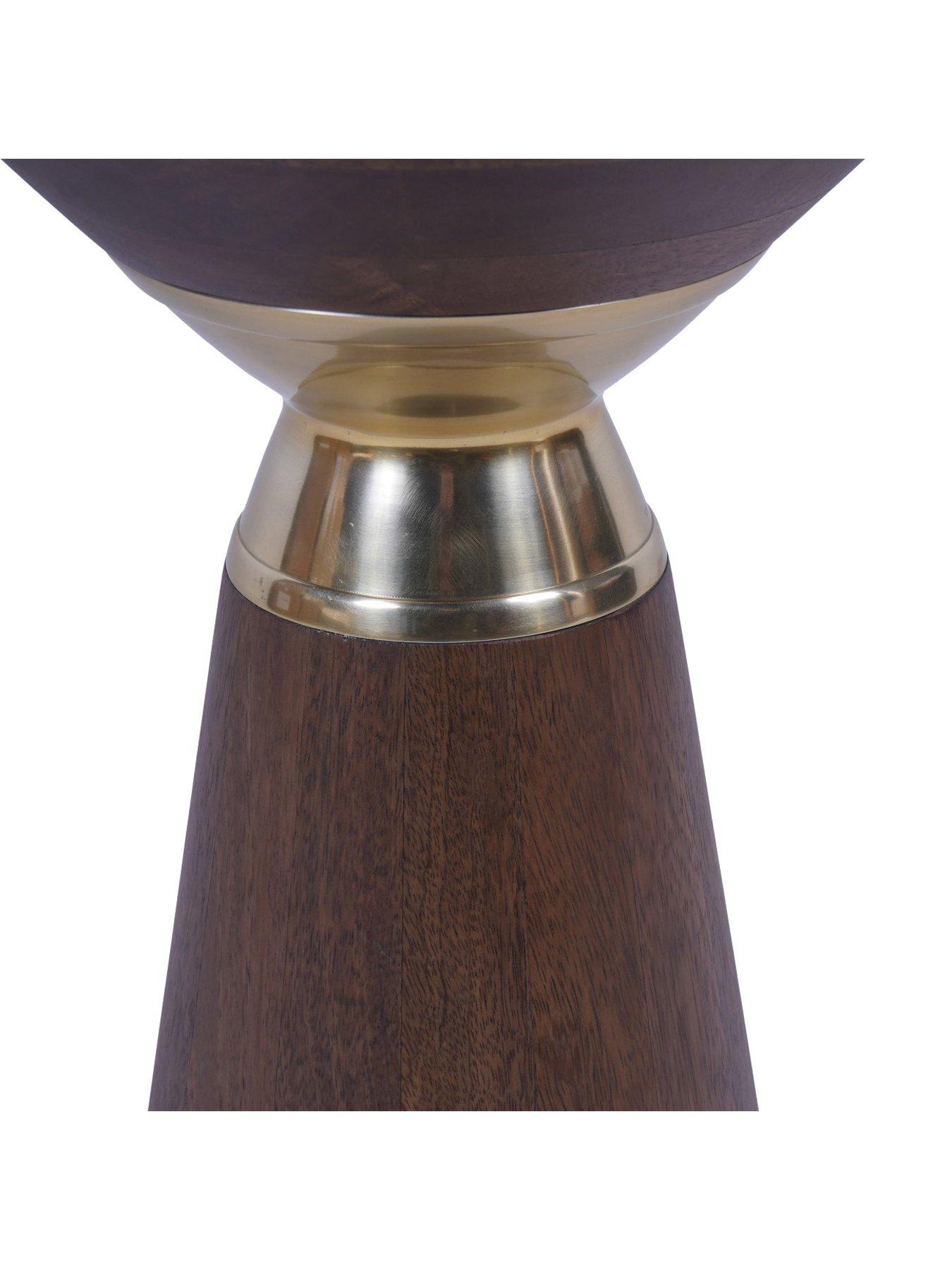 Image 5 of 5 of Libra Interiors Amalfi Wooden Side Table