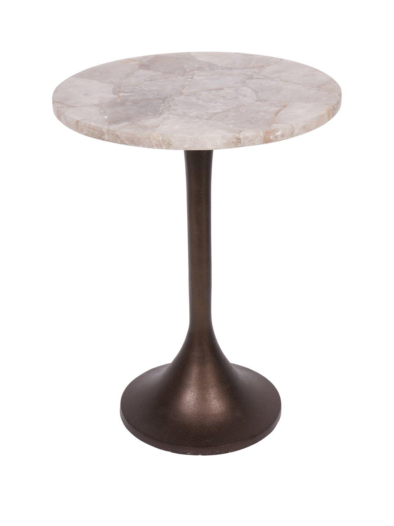  image of libra-interiors-bosworth-smokey-quartz-side-table
