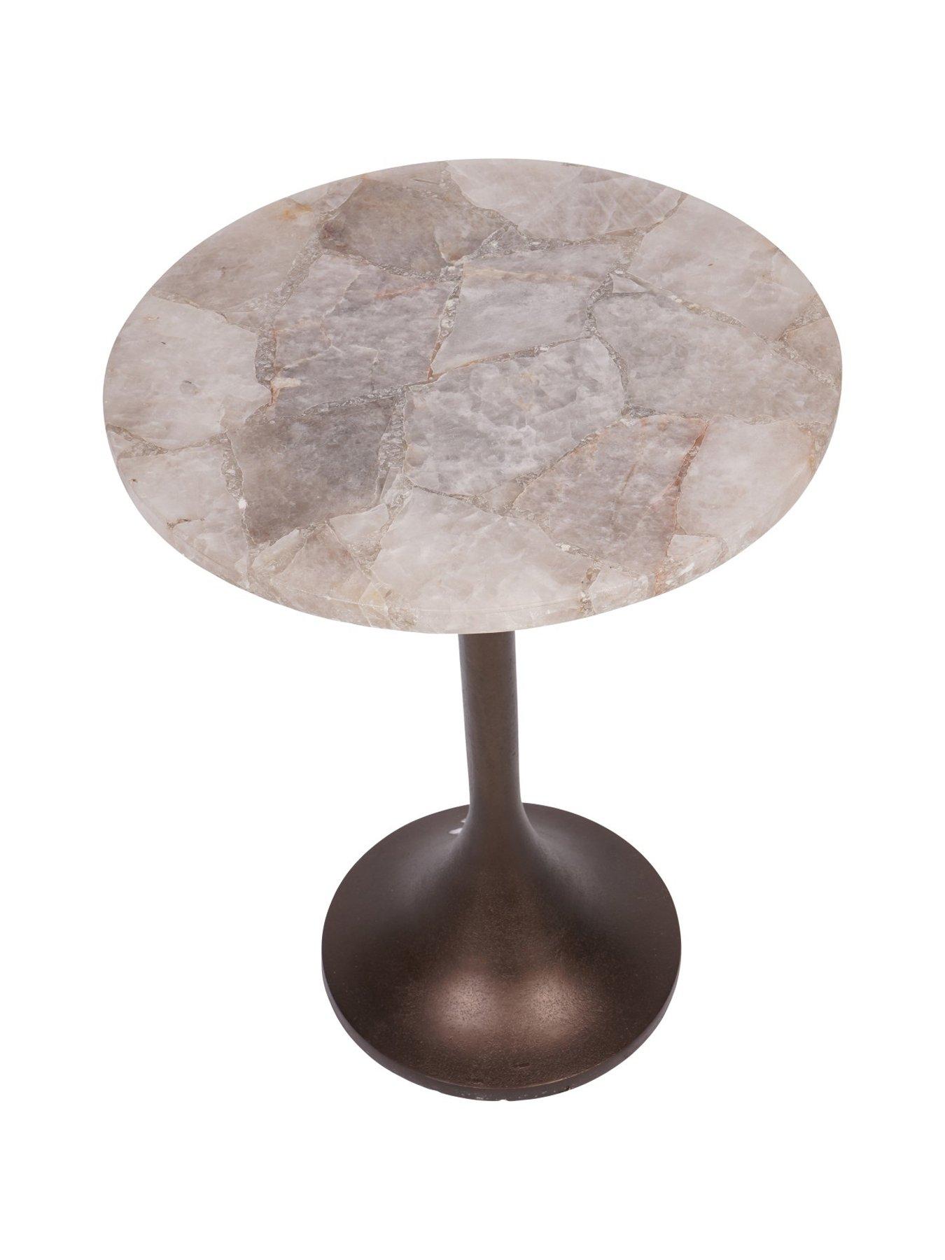  image of libra-interiors-bosworth-smokey-quartz-side-table