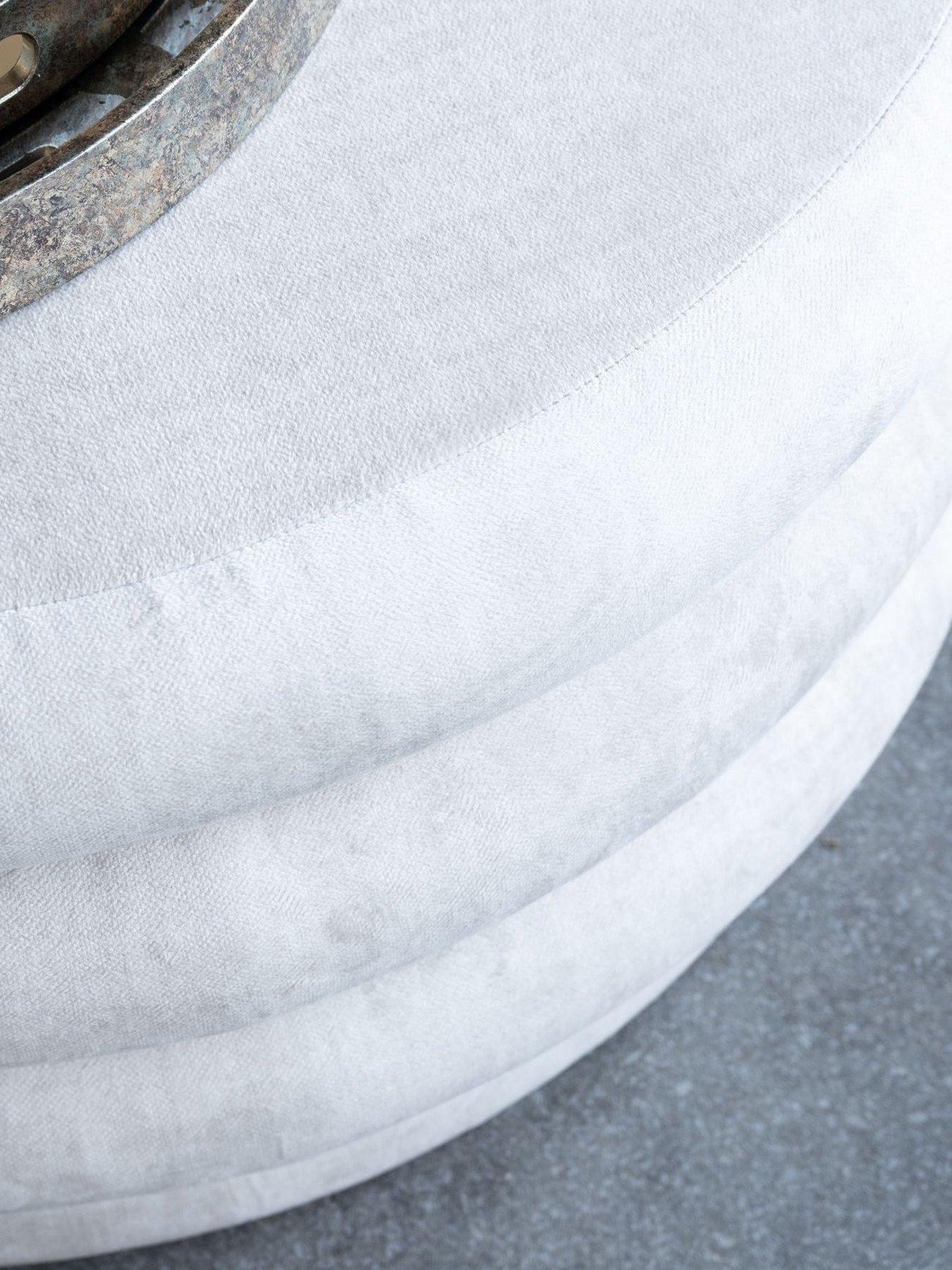 Image 5 of 5 of Libra Interiors Casa Storage Ottoman - Cream