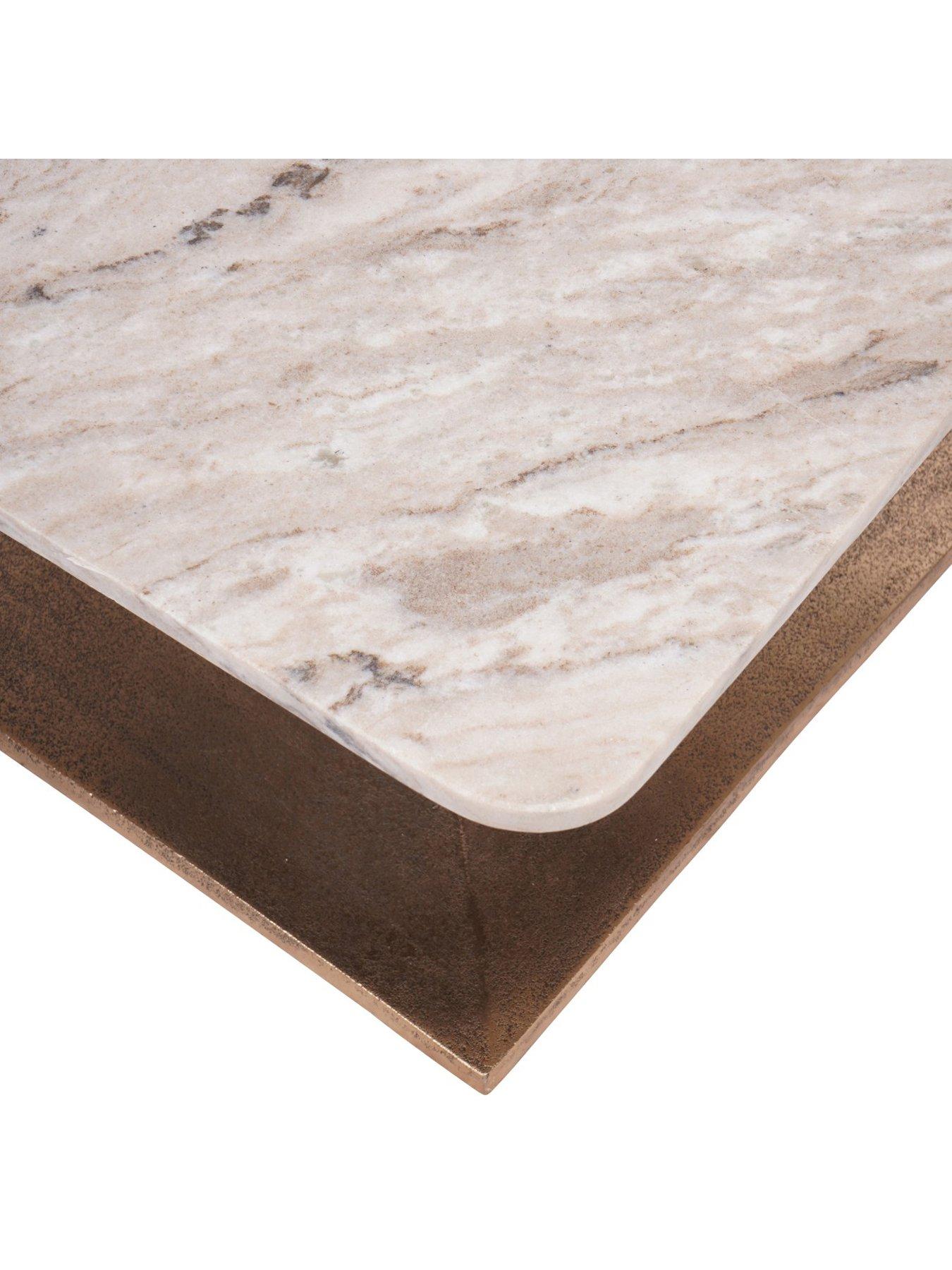 Image 5 of 5 of Libra Interiors Morchino Marble Coffee Table