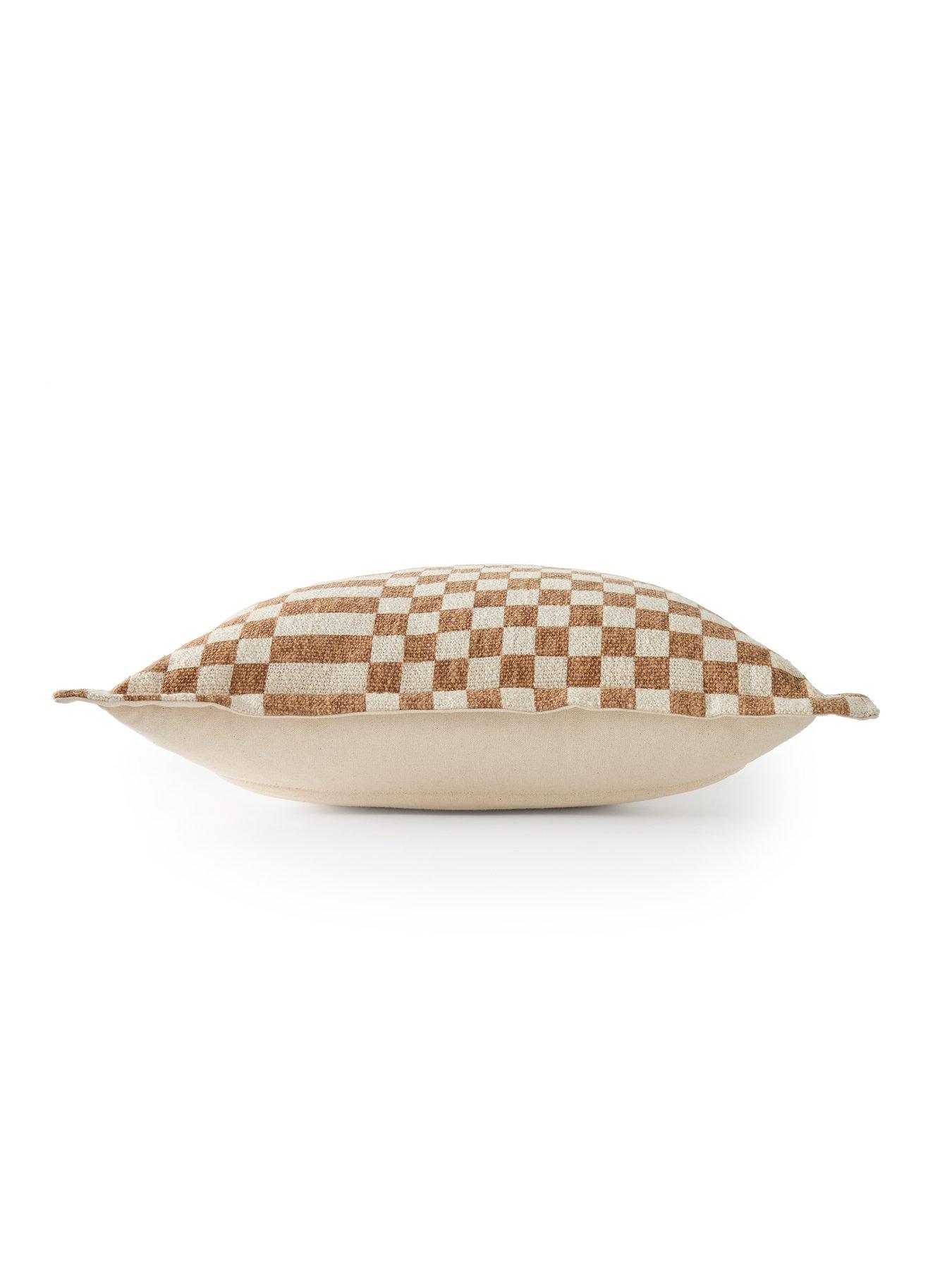 Image 5 of 7 of The Very Collection Revive Checker Cushion