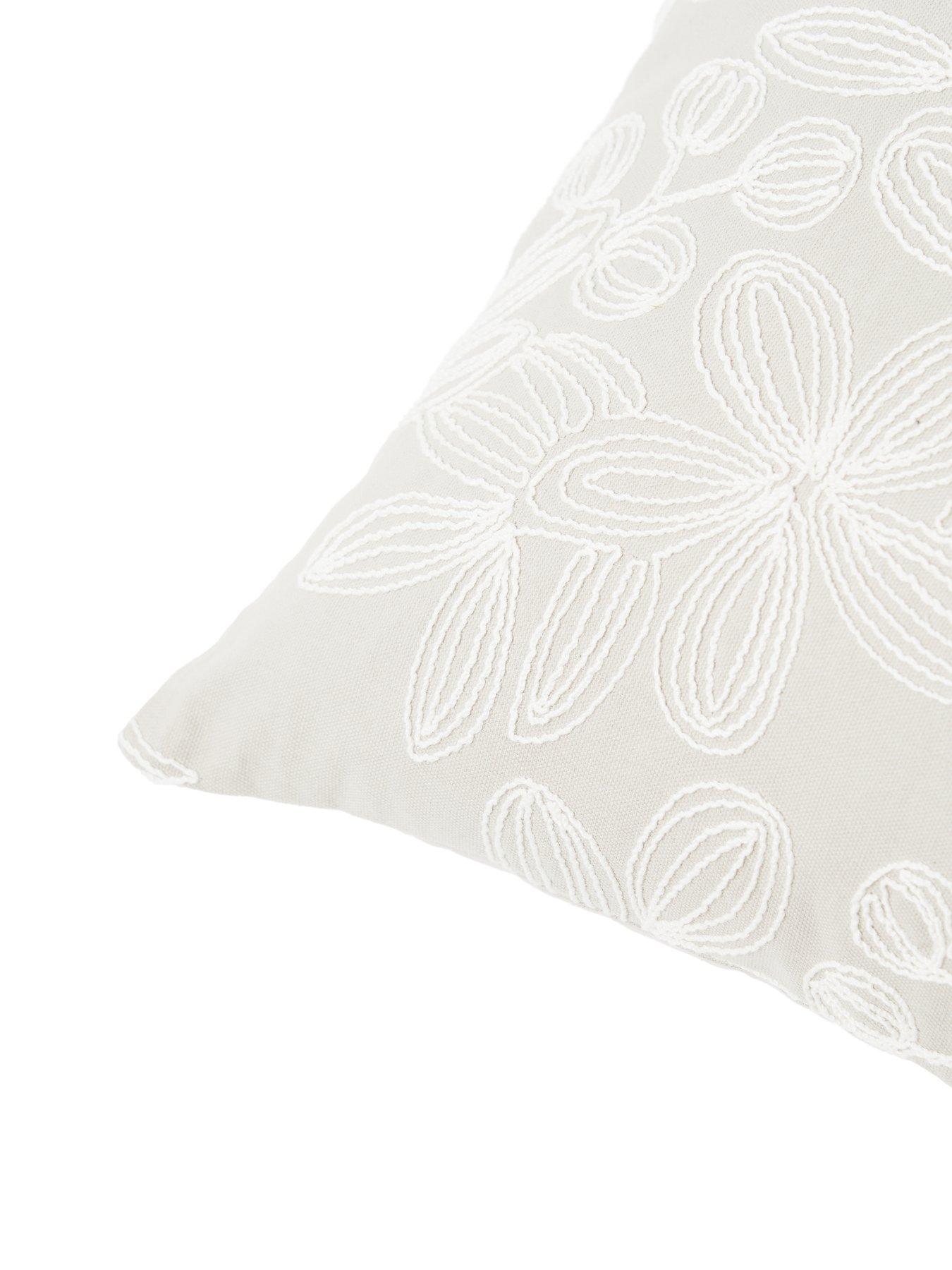  image of the-very-collection-spring-garden-embroidered-cushion