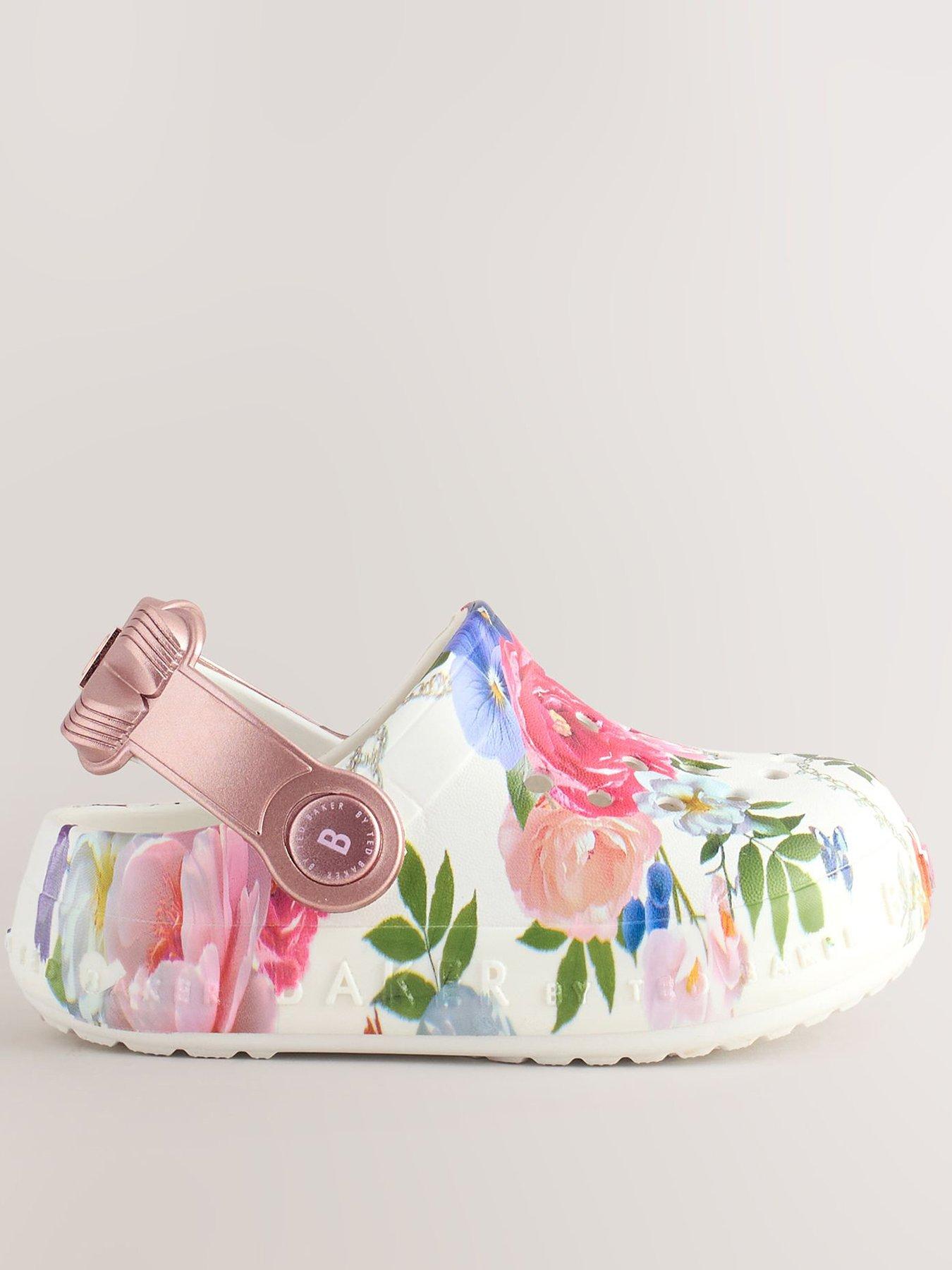 ted-baker-younger-girls-floral-bow-clog-shoes-white