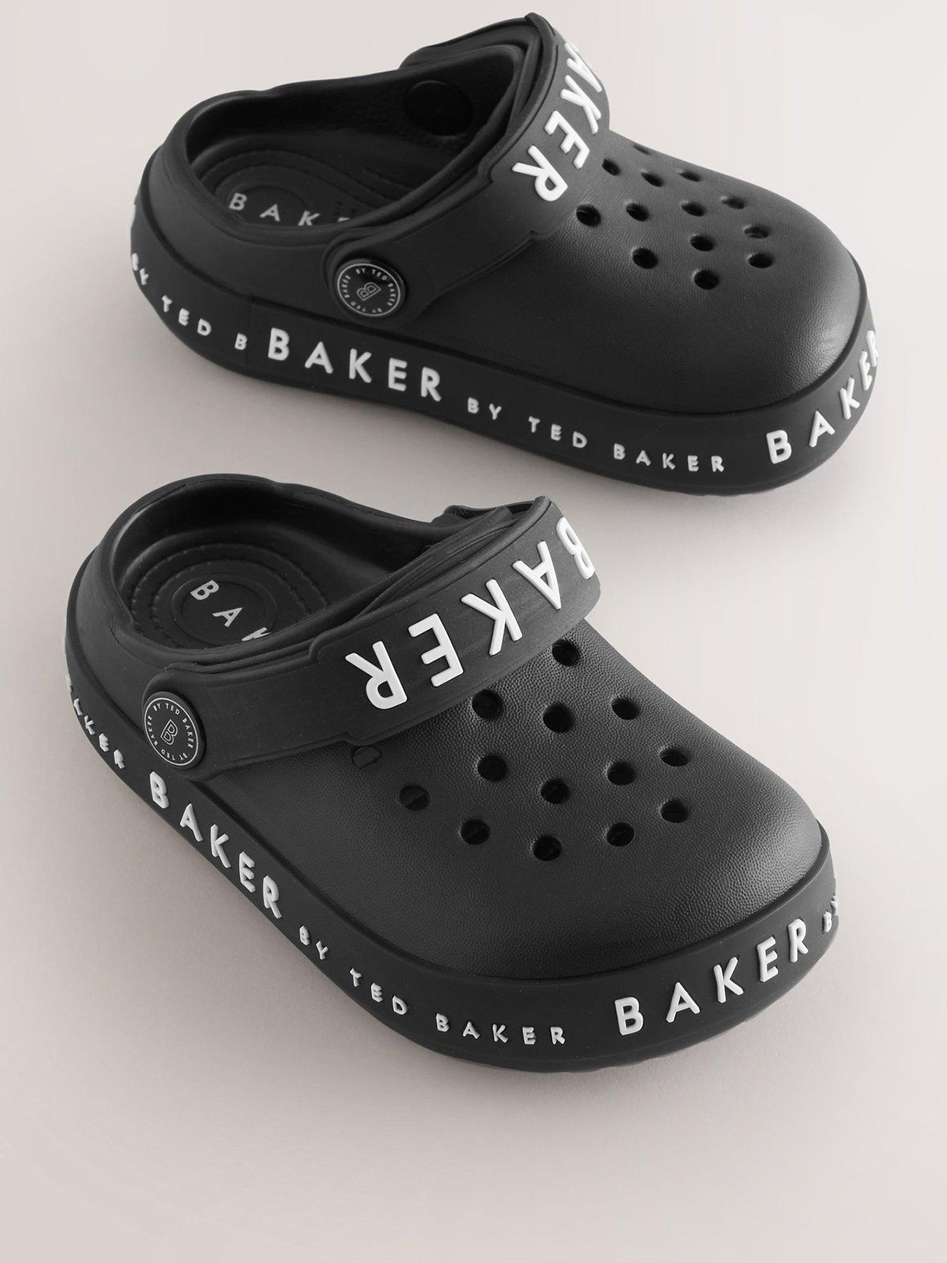 Image 2 of 6 of Ted Baker Younger Boys Logo Clog Shoes - Black