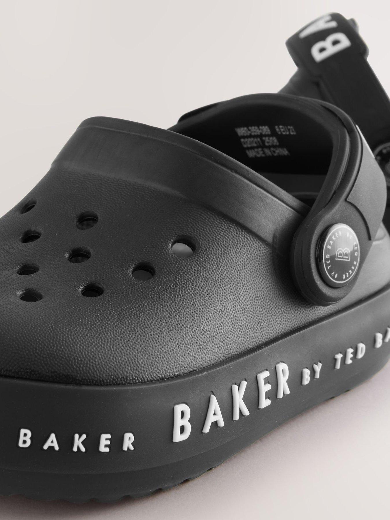 Image 4 of 6 of Ted Baker Younger Boys Logo Clog Shoes - Black