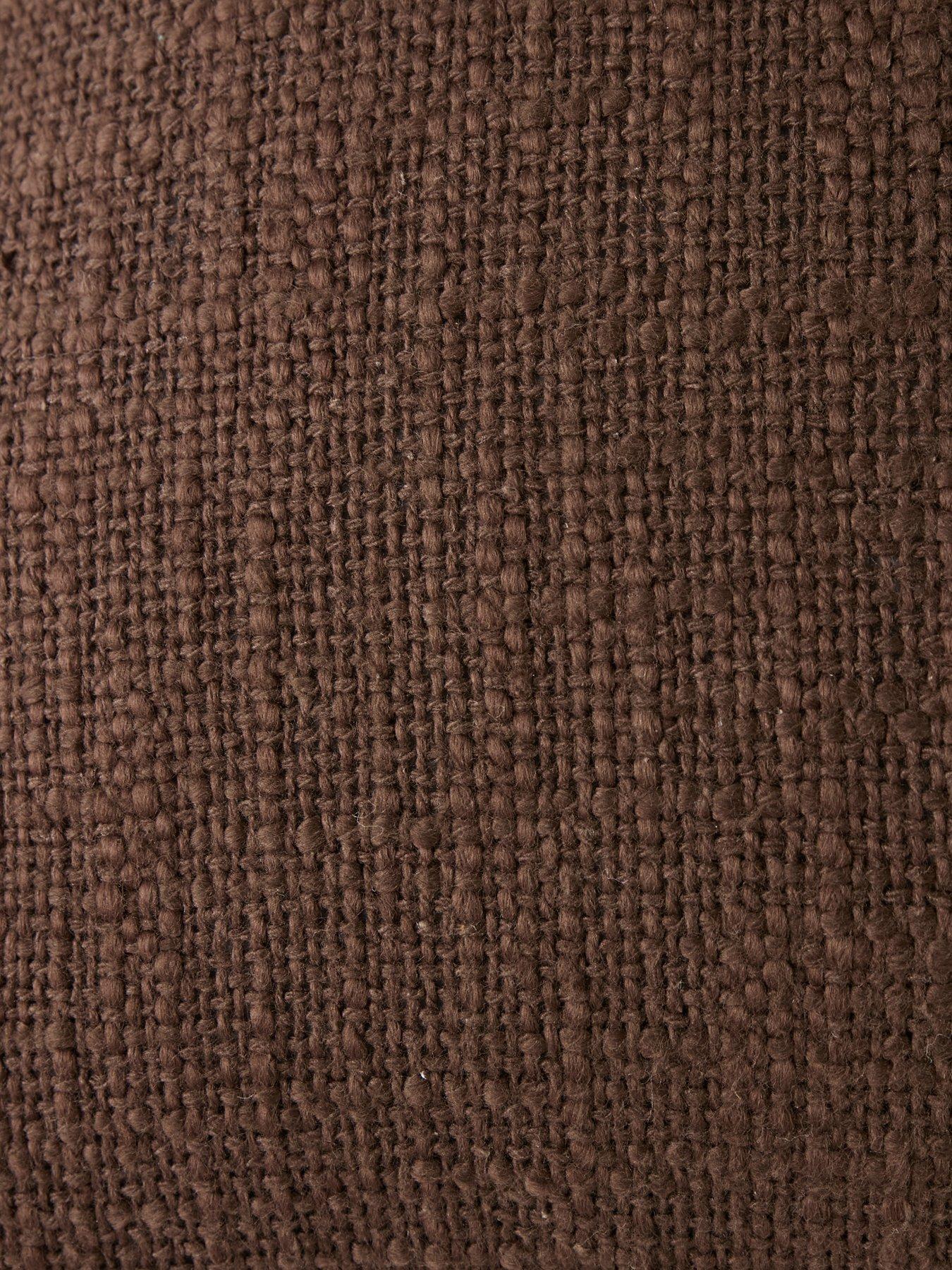 Image 4 of 7 of The Very Collection Zen Textured Cushion With Fringe
