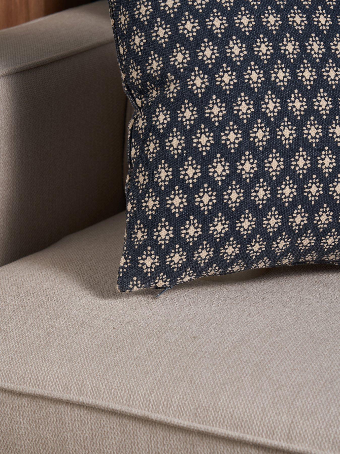 Image 4 of 5 of The Very Collection Zen Block Print Cushion