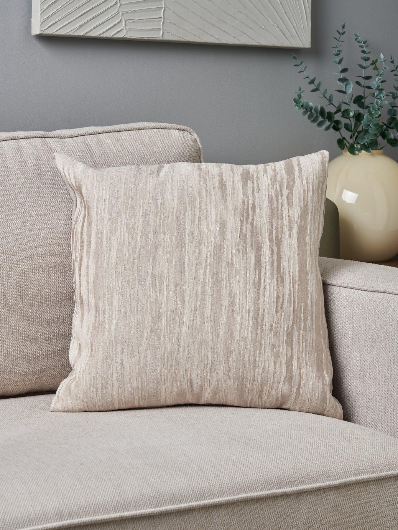 front image of the-very-collection-elemental-textured-jacquard-cushion