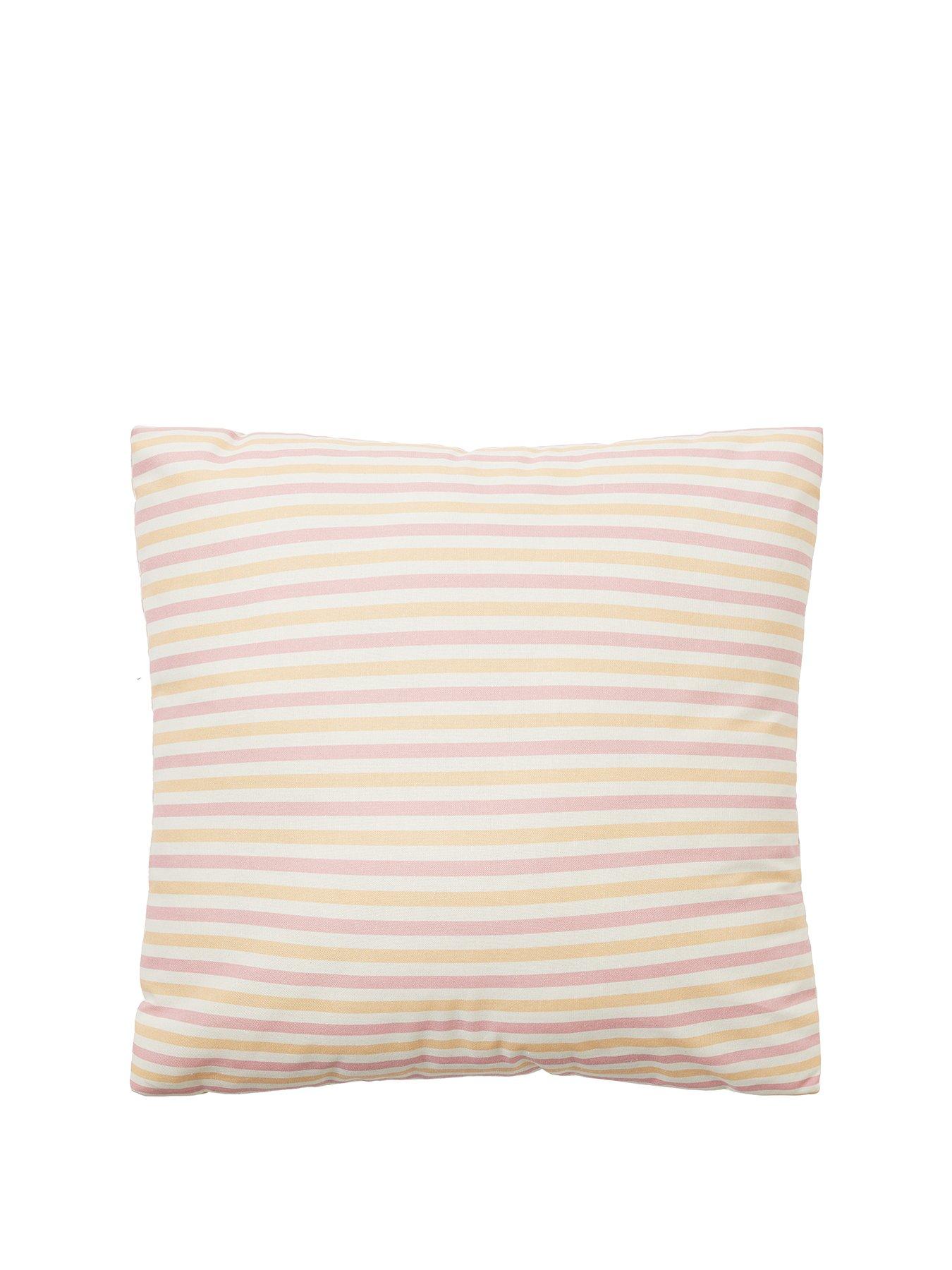 stillFront image of the-very-collection-spring-garden-multi-stripe-cushion