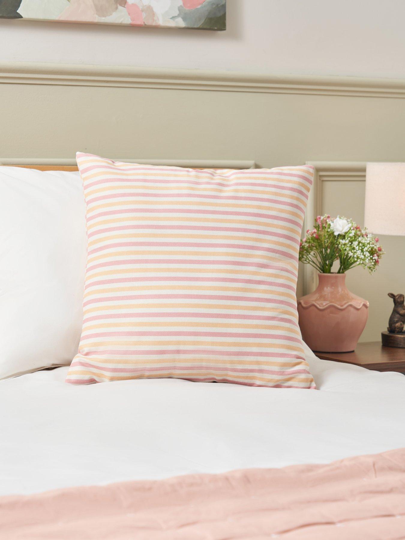  image of the-very-collection-spring-garden-multi-stripe-cushion