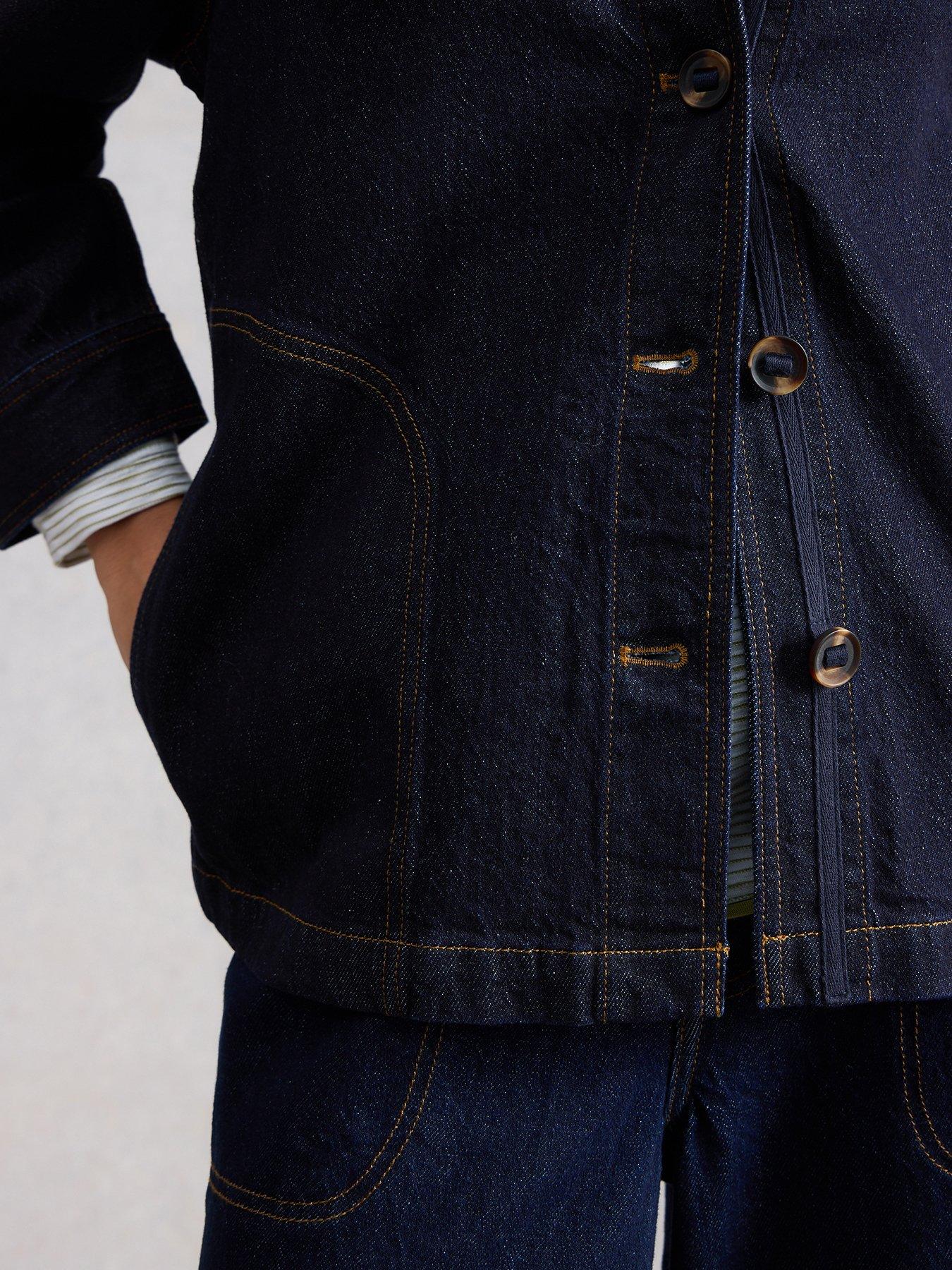 Image 4 of 6 of White Stuff Eden Denim Jacket - Blue
