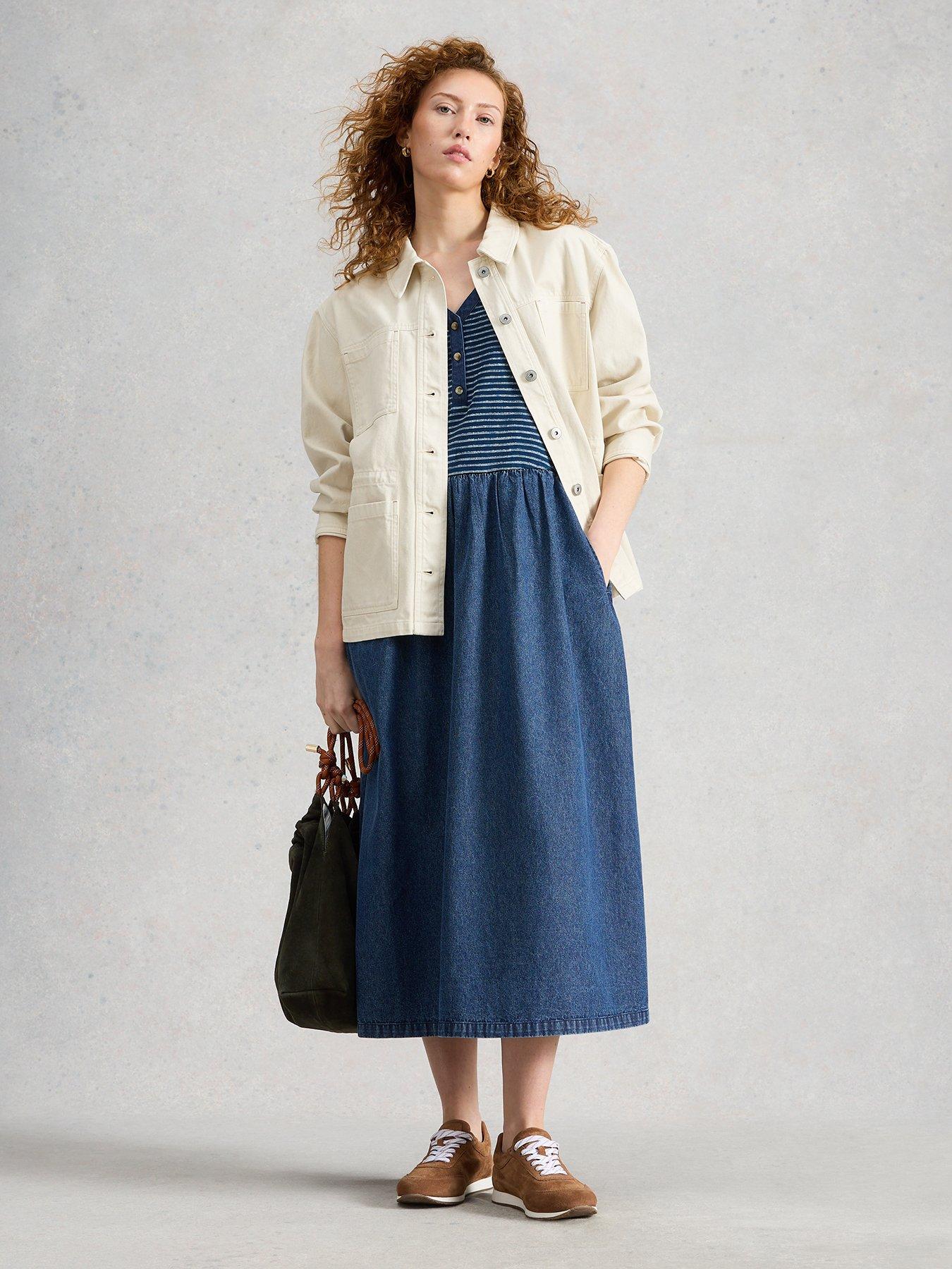  image of white-stuff-shay-jersey-mix-dress-blue