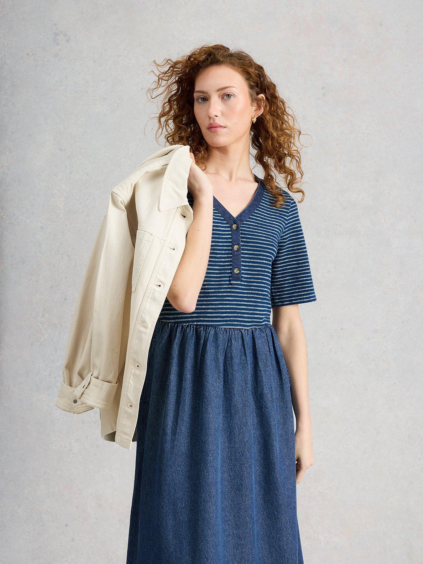  image of white-stuff-shay-jersey-mix-dress-blue