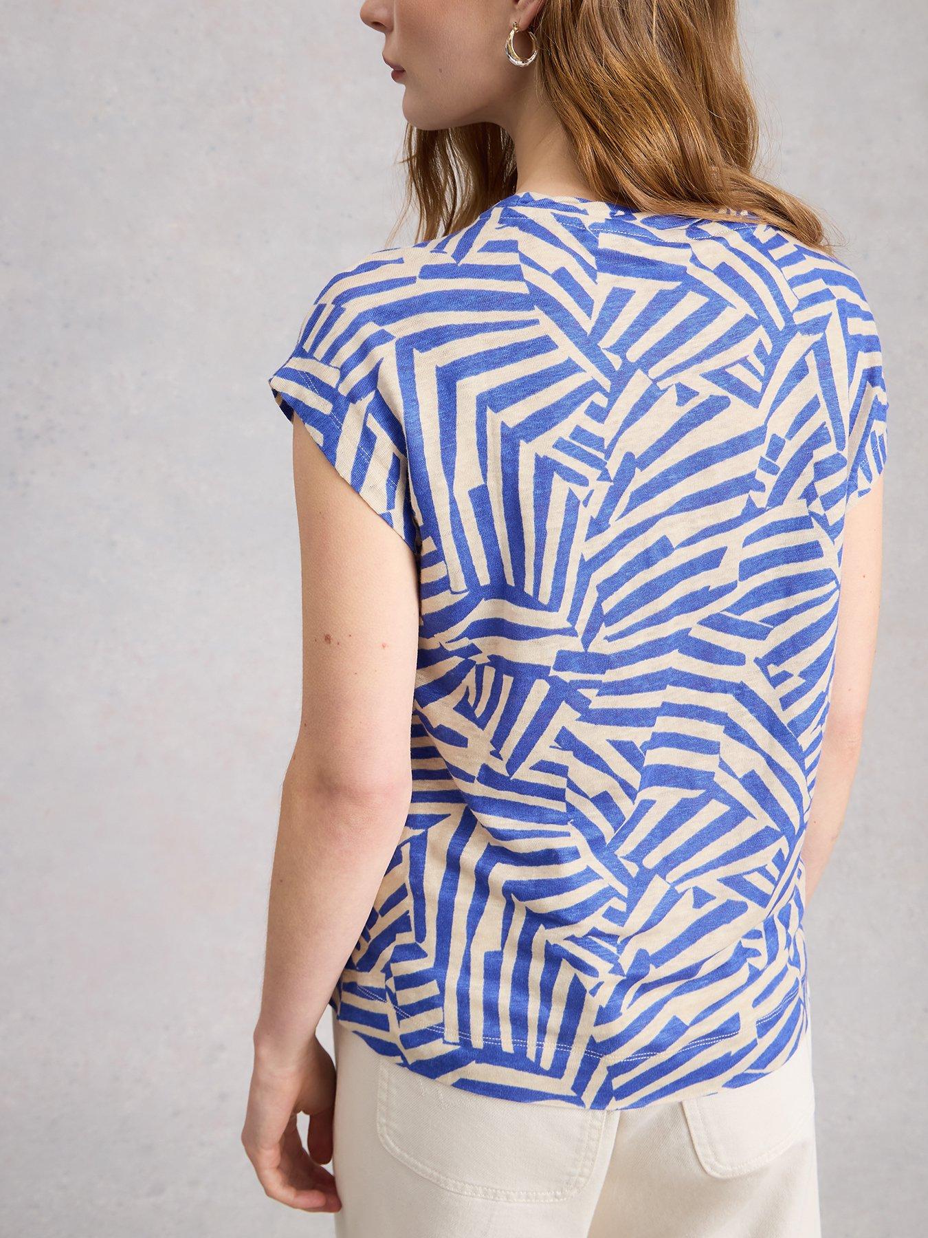  image of white-stuff-rowan-linen-tee