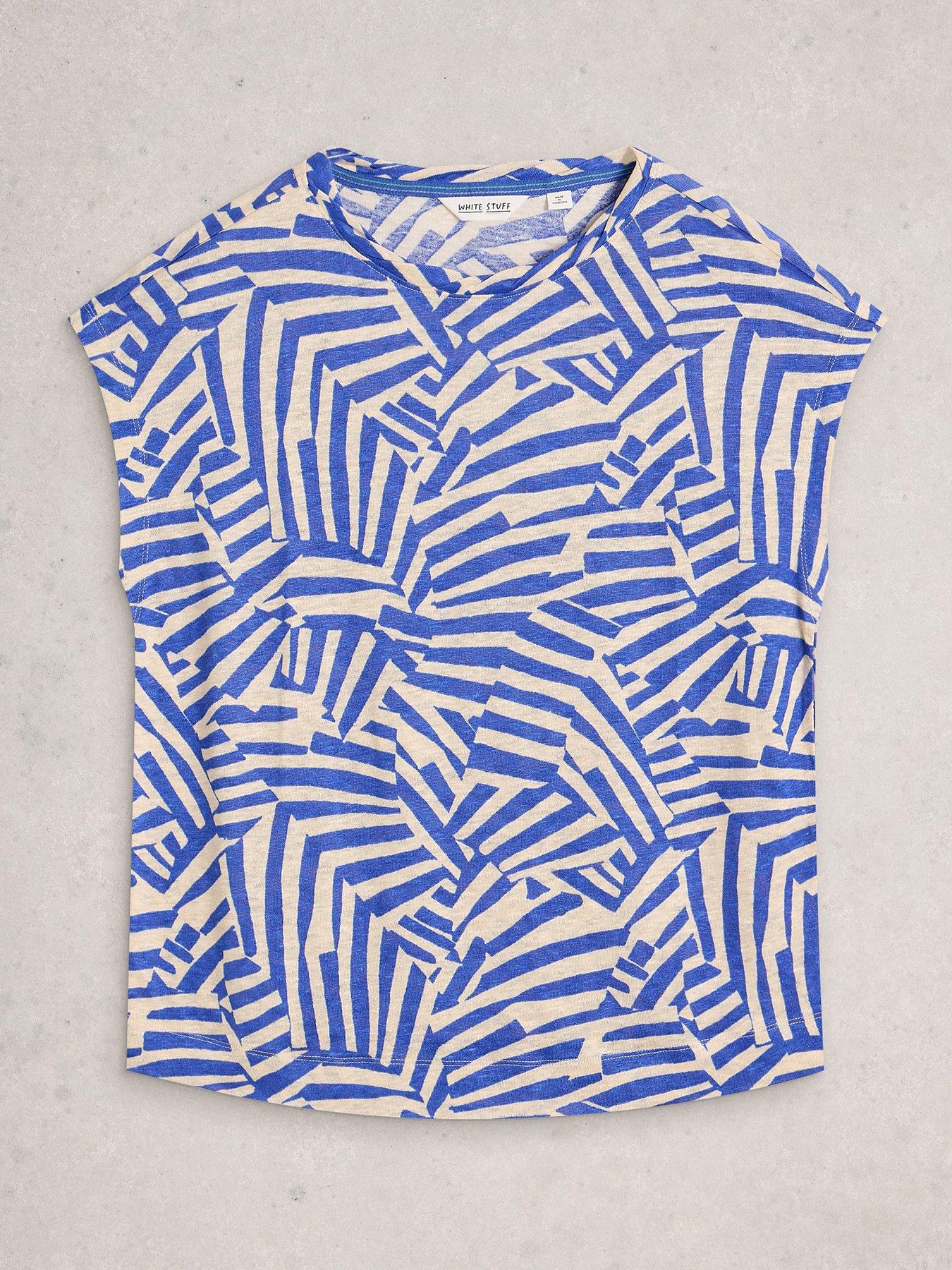  image of white-stuff-rowan-linen-tee