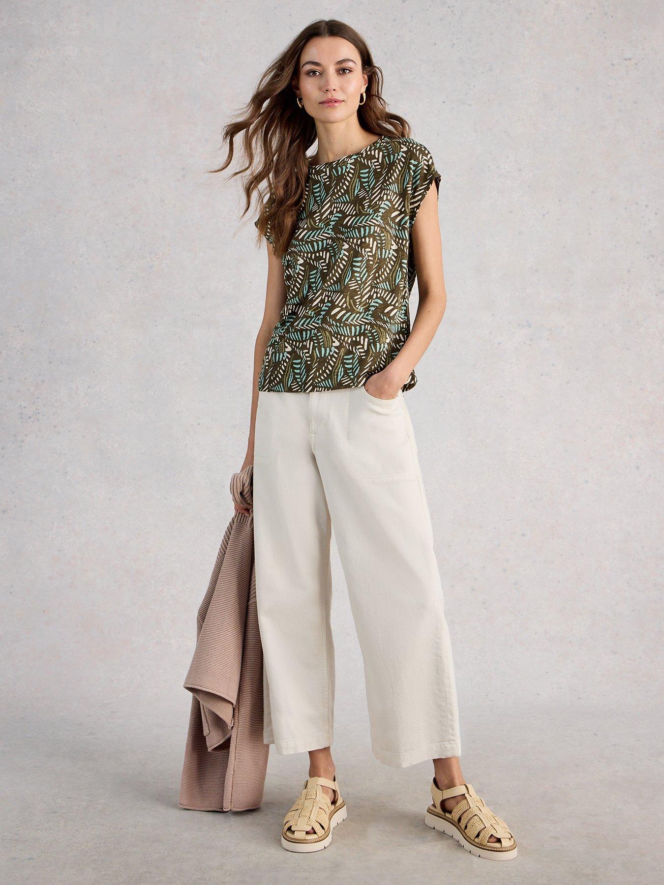 Image 3 of 6 of White Stuff Rowan Linen Tee