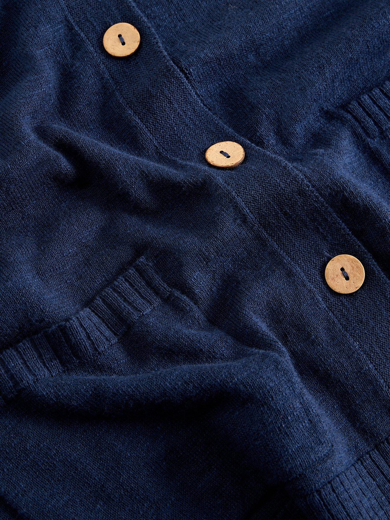  image of white-stuff-nova-linen-blend-cardigan-navy