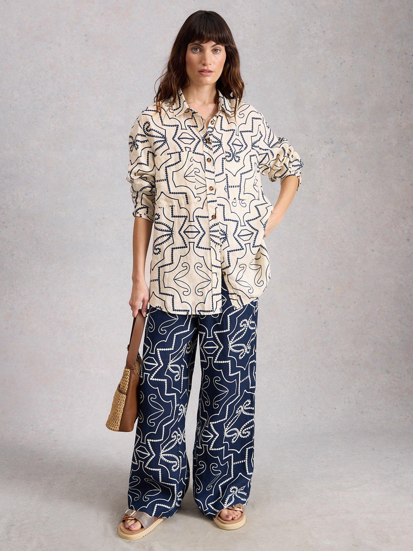  image of white-stuff-lydia-linen-shirt-white