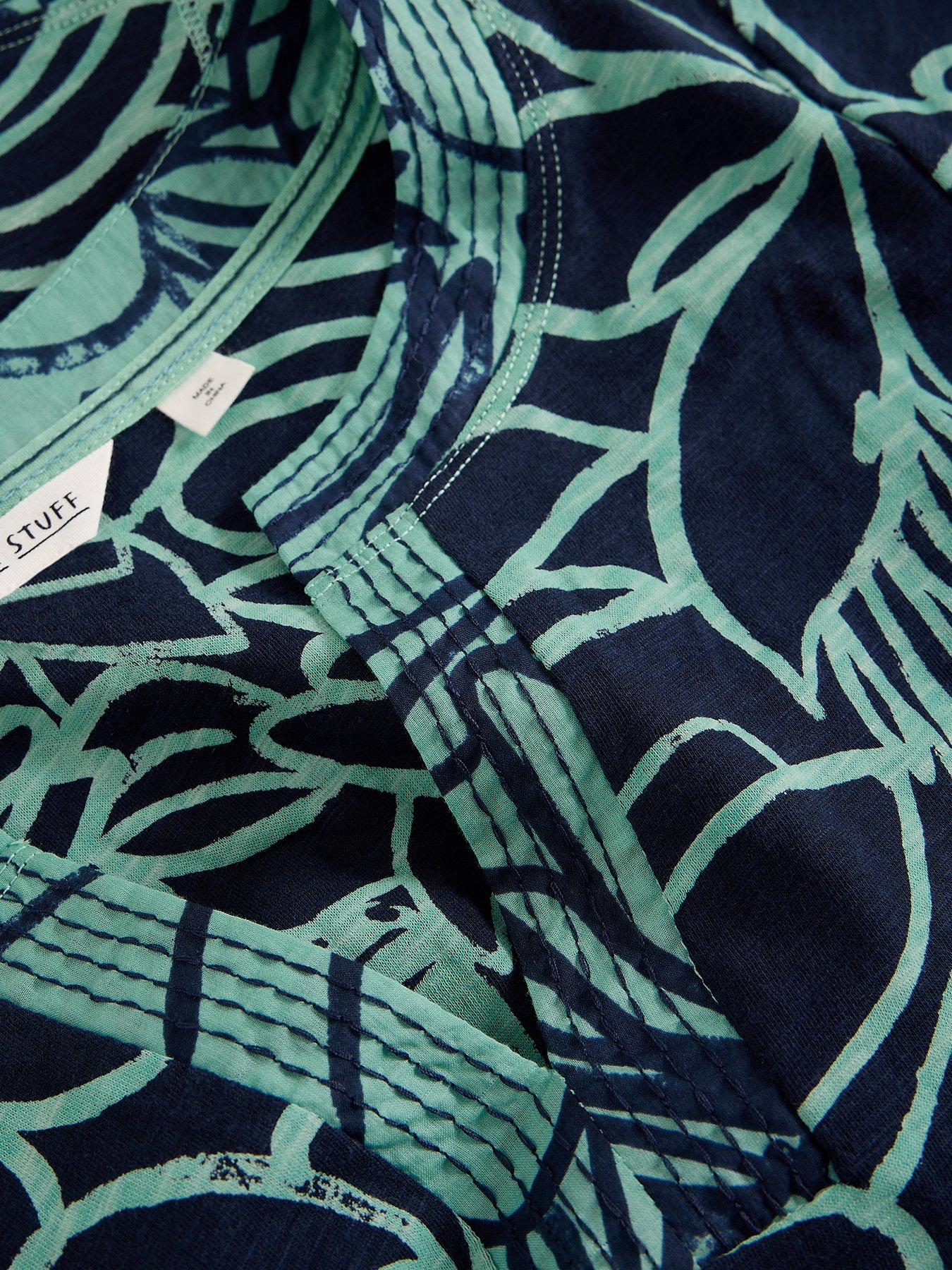 Image 6 of 6 of White Stuff Weaver Ls Notch Tee