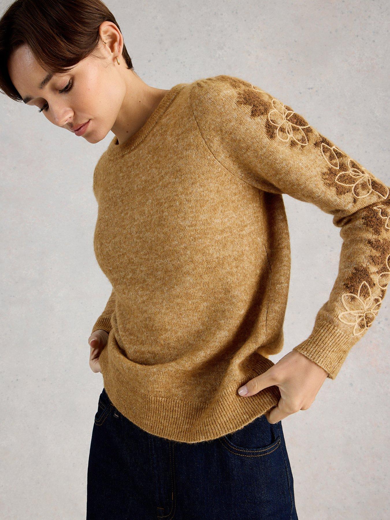 White Stuff Jodie Embroidered Jumper
