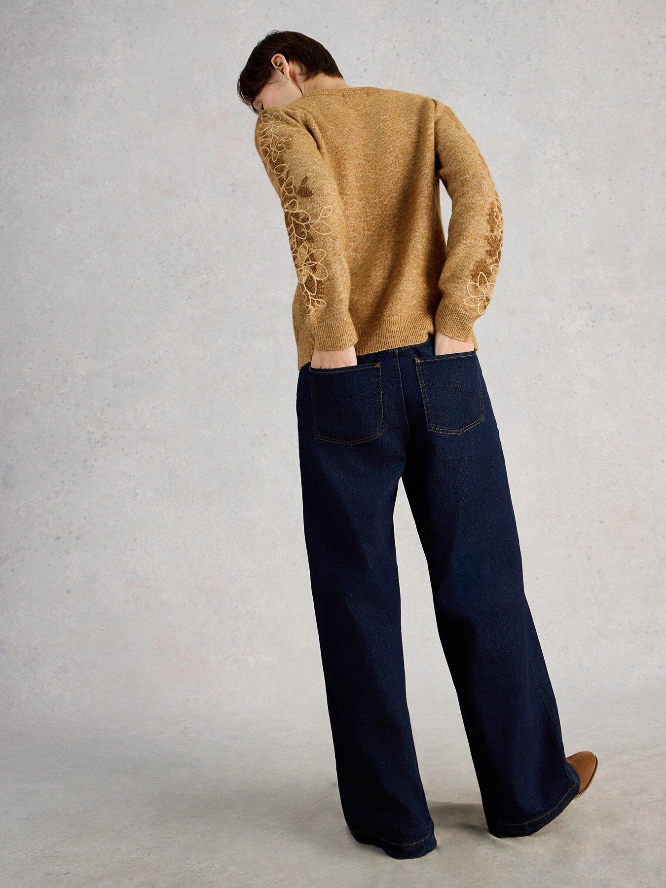 Image 2 of 6 of White Stuff Jodie Embroidered Jumper