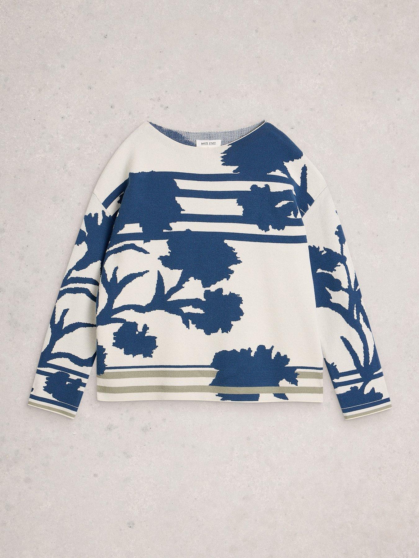  image of white-stuff-fabia-floral-jumper-white