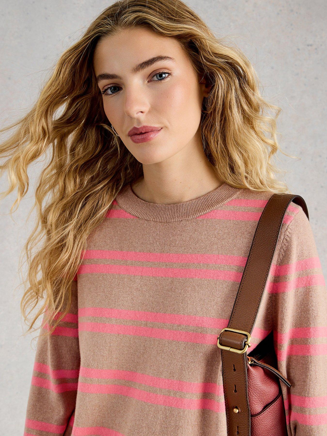 Image 1 of 6 of White Stuff Katie Stripe Jumper